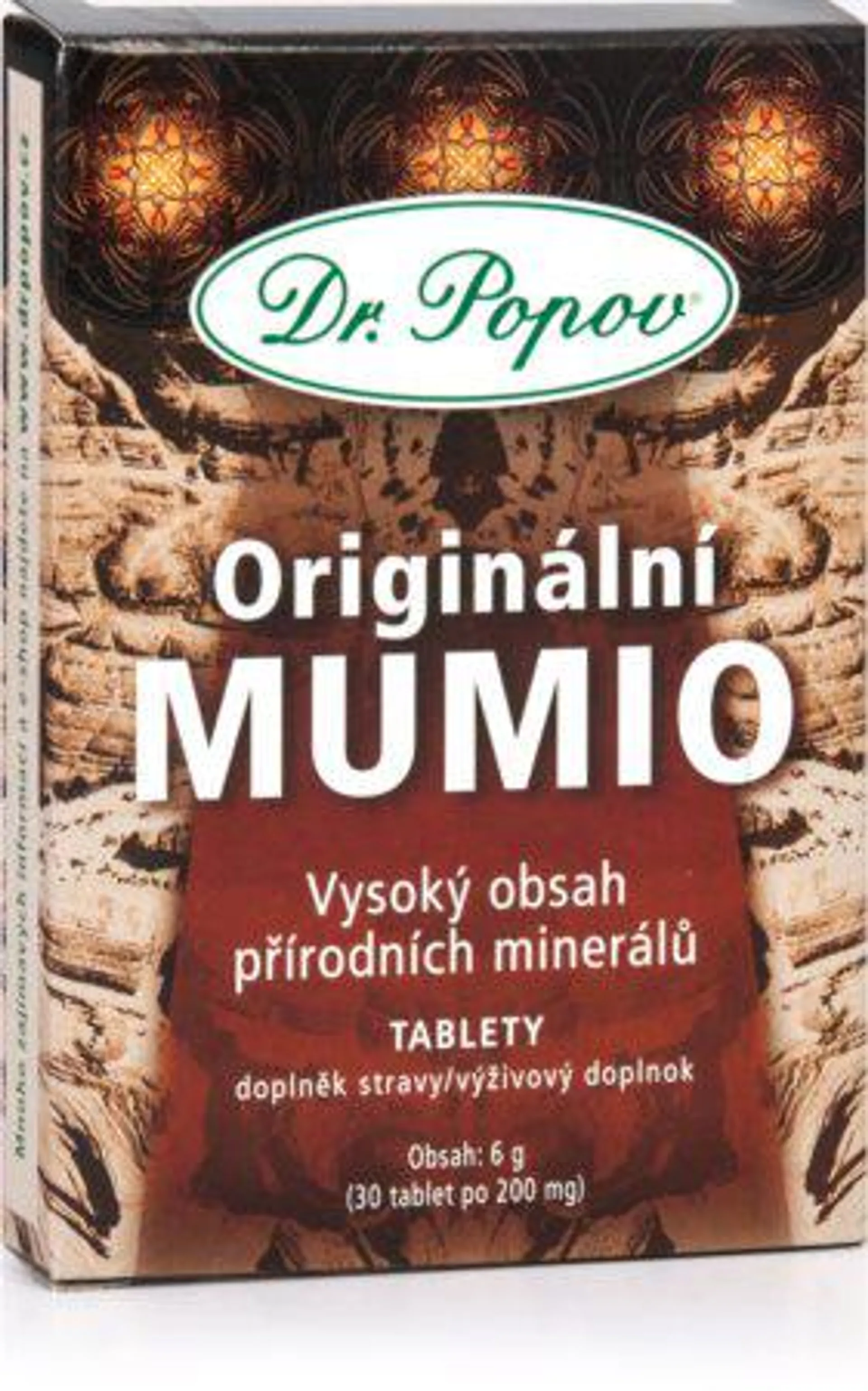 Pôvodné Mumio s vysokým obsahom prírodných minerálov