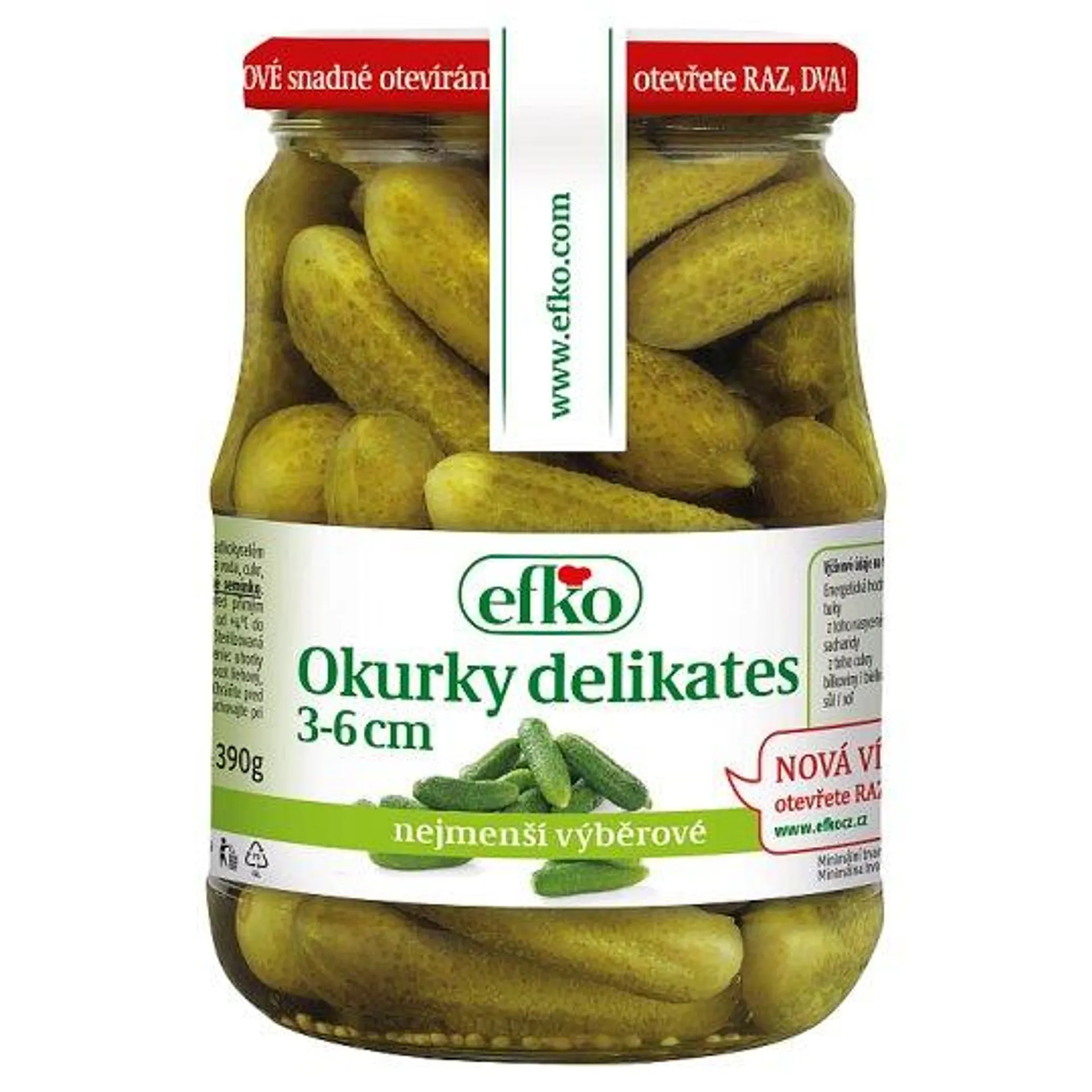 efko Uhorky delikates 3-6 cm 670 g