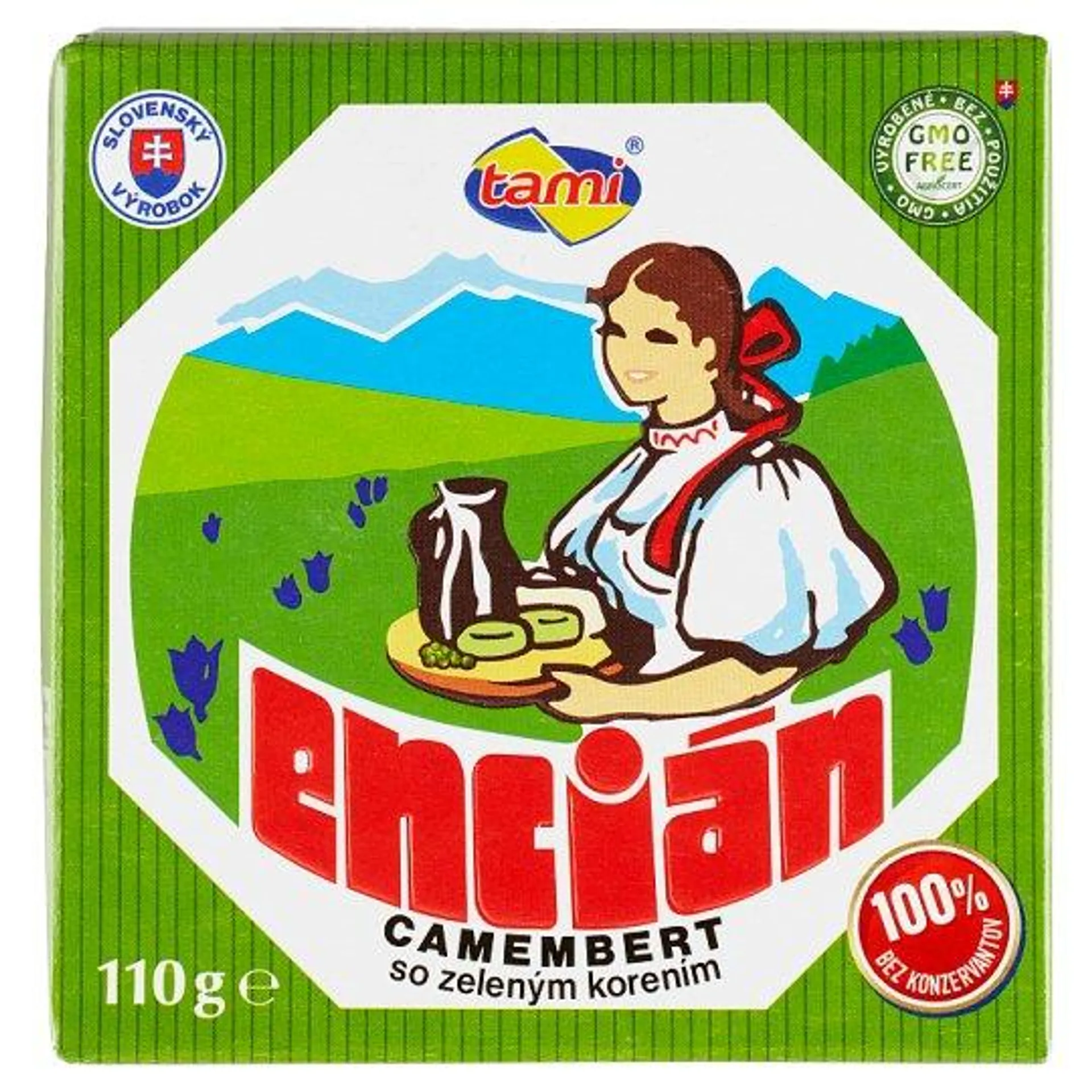 Tami Encián Camembert so zeleným korením 110 g