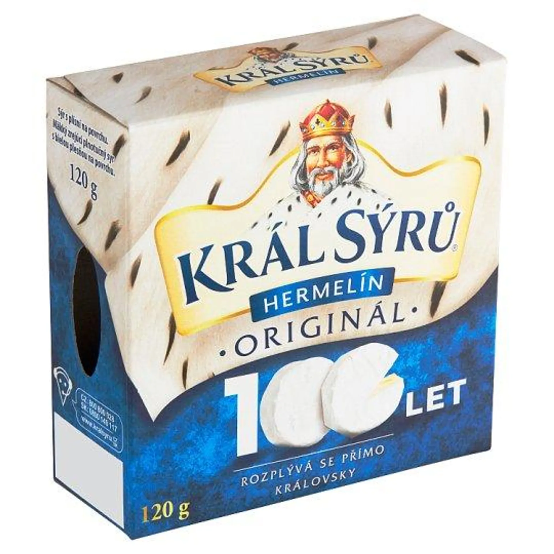 Král Sýrů Hermelín originál 120 g