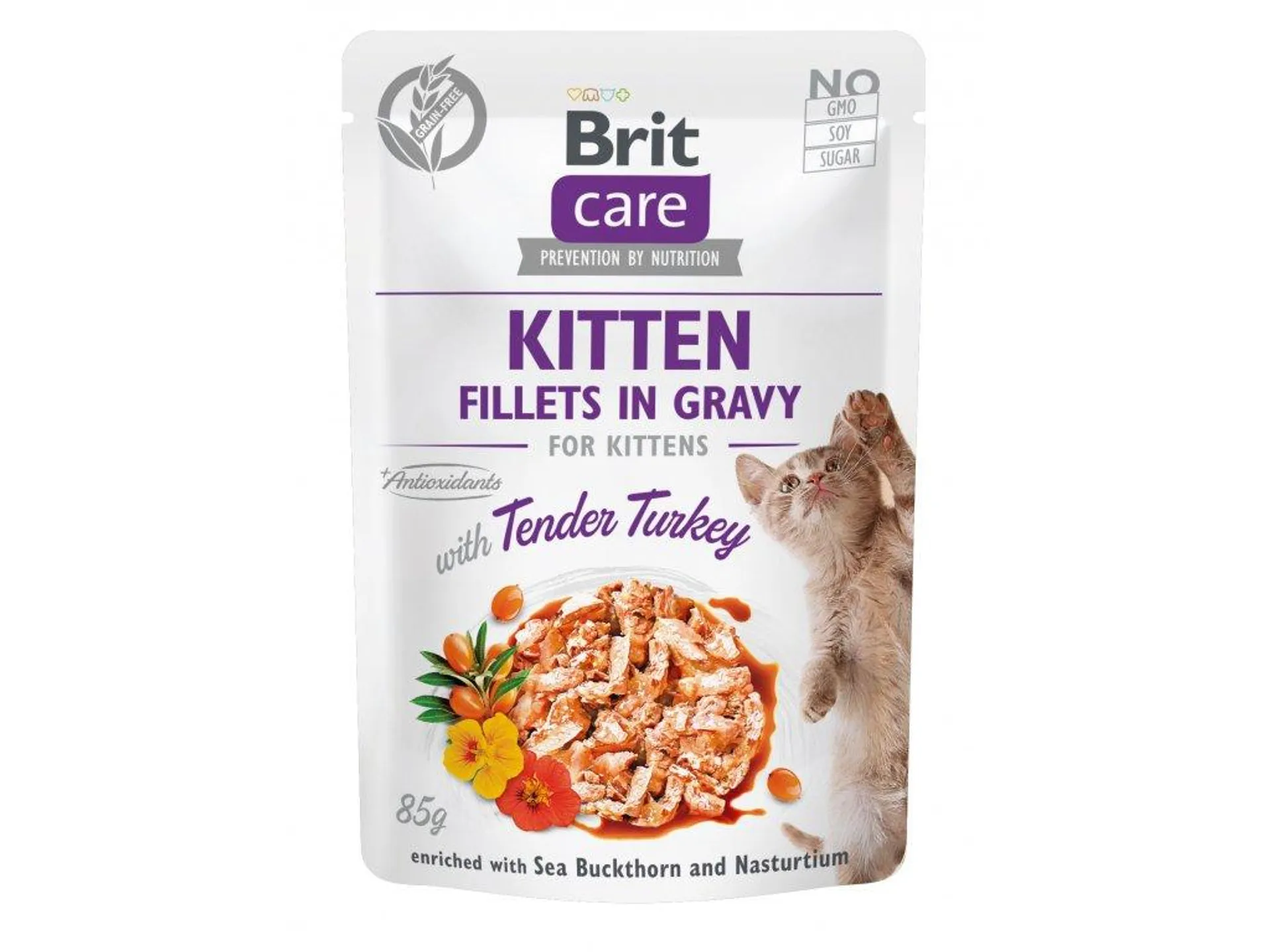 Kapsička Brit Care Cat Kitten. Fillets in Gravy Turkey 85 g