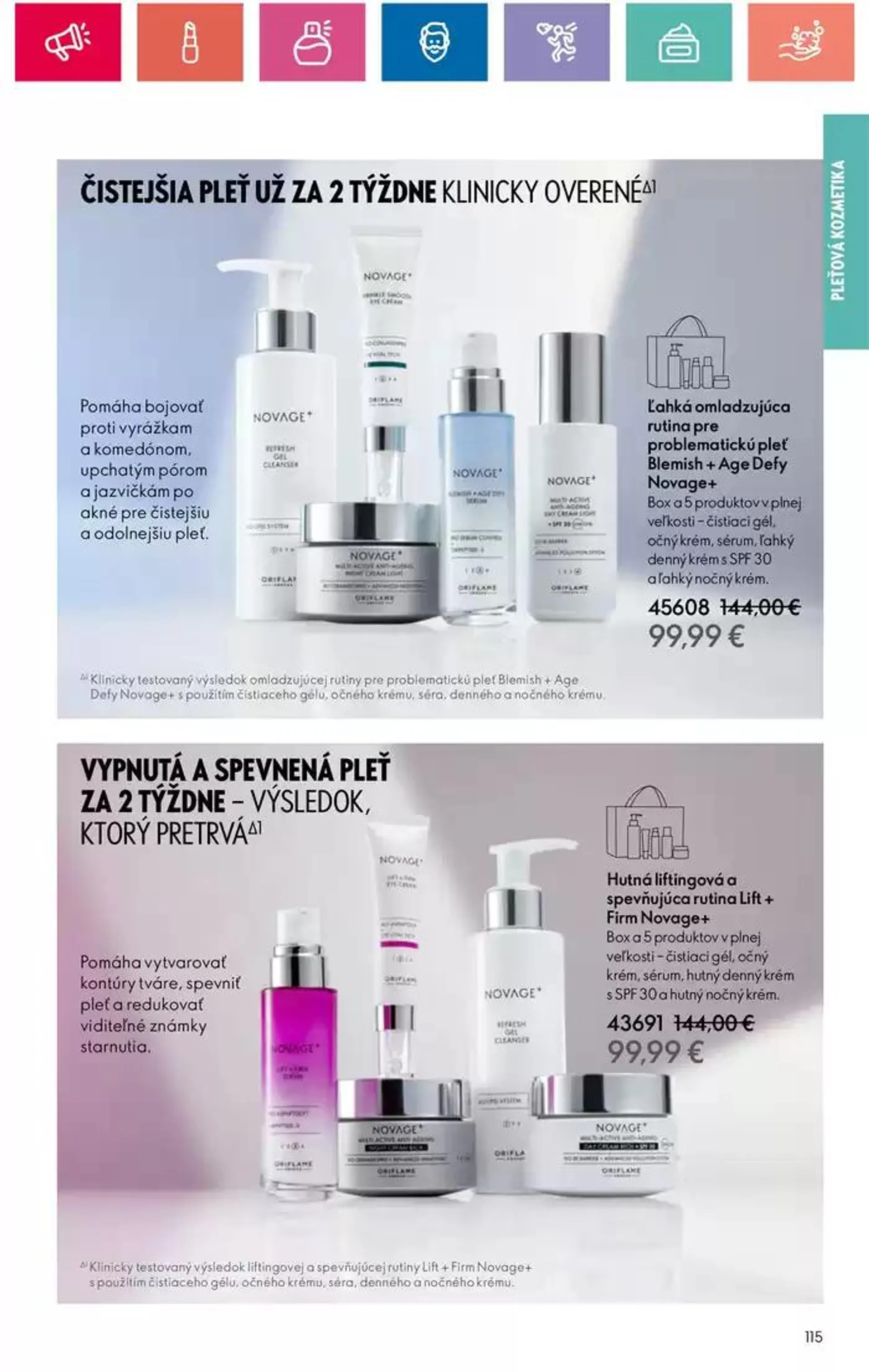 Leták: ORIFLAME katalóg od 2. októbra do 16. októbra 2024 - Prehľad Stránky 115