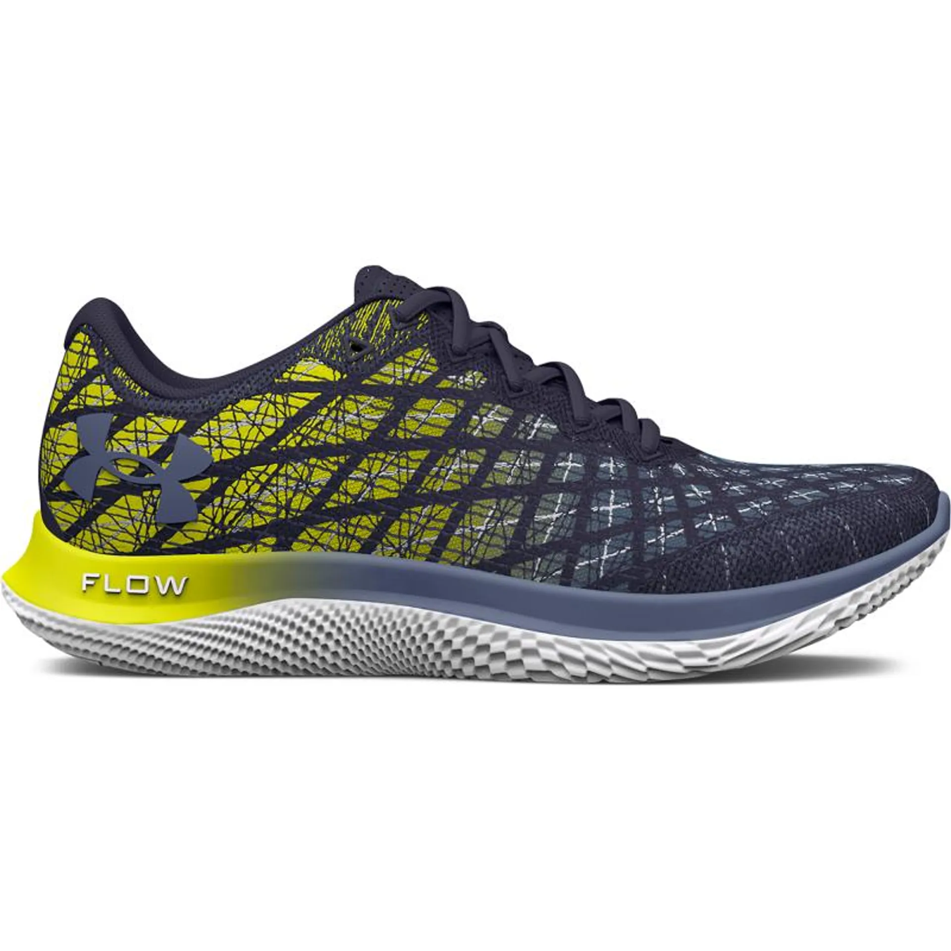 UA FLOW Velociti Wind 2 steel/yellow ray/aurora purple