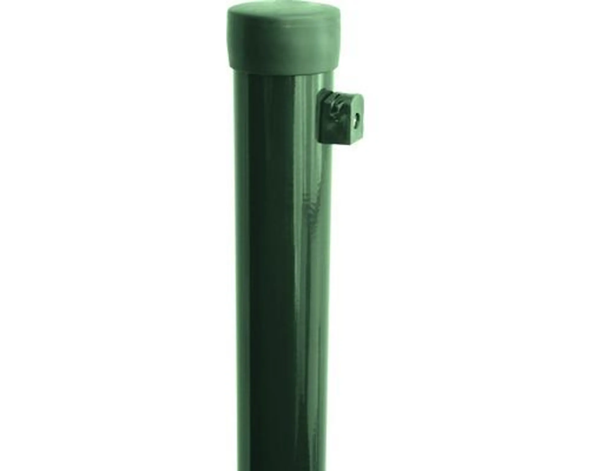 Plotový stĺpik Pilecký Ideal Zn+PVC okrúhly 210 cm Ø48 mm zelený