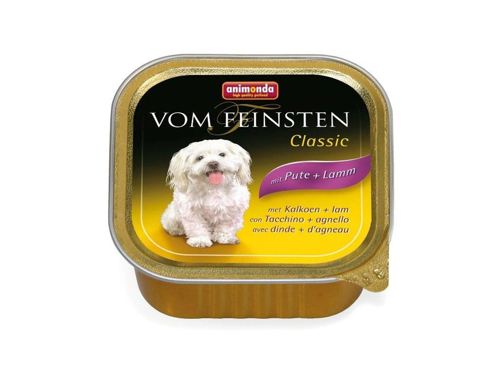 Animonda Vom Feinsten Classic paštéta pre psov morčacie + jahňa 150g