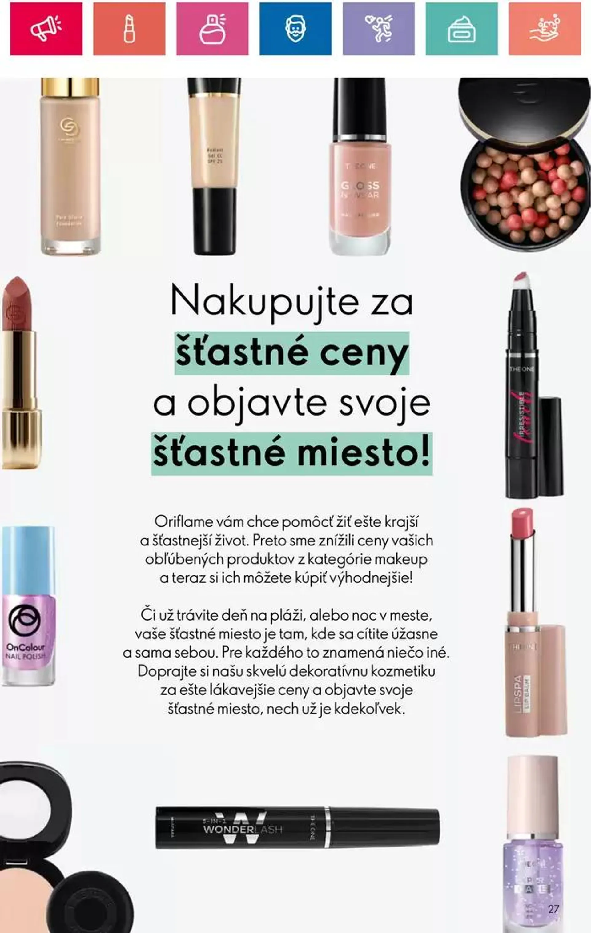 Leták: ORIFLAME katalóg od 2. októbra do 16. októbra 2024 - Prehľad Stránky 27