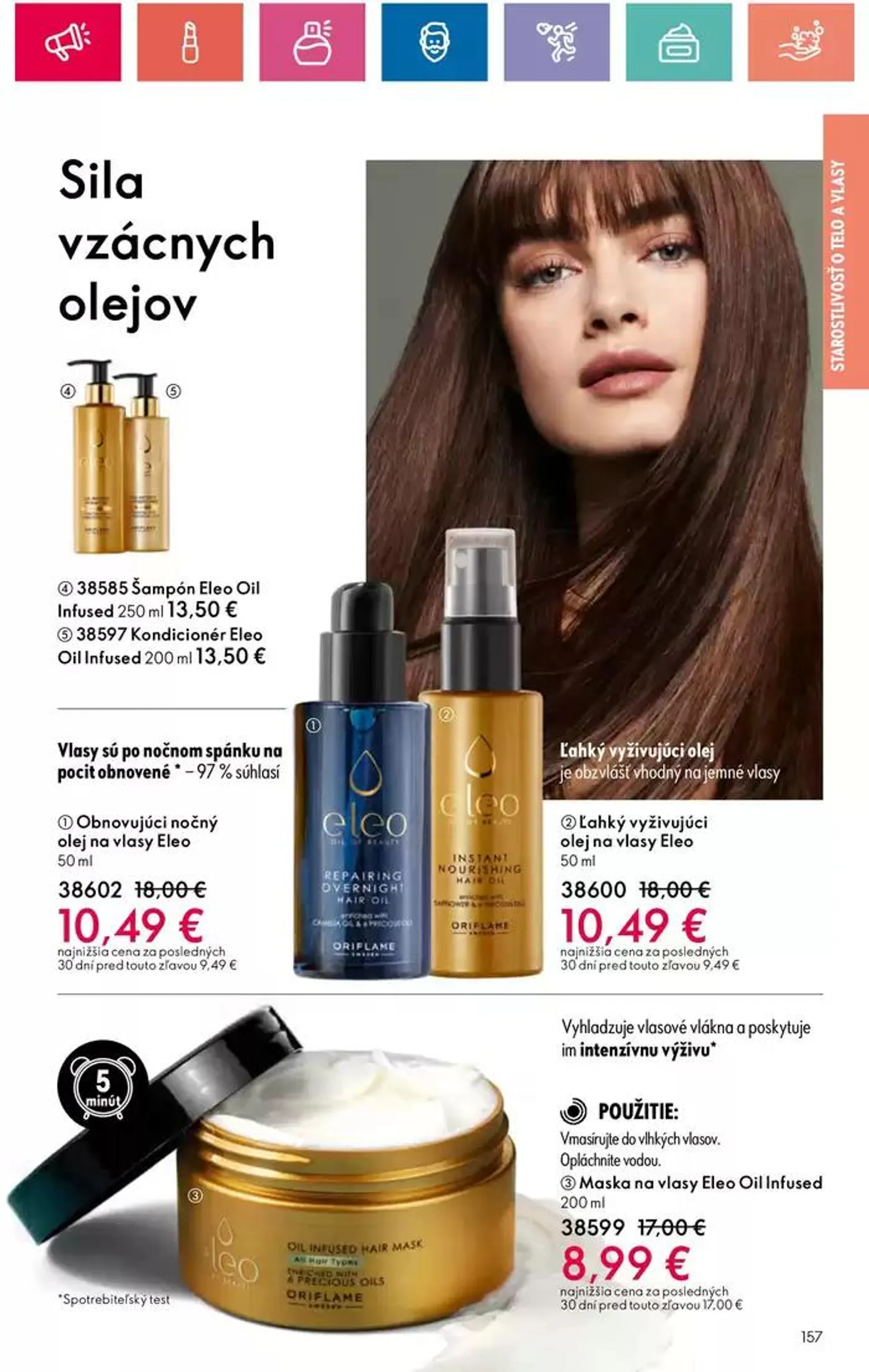 Leták: ORIFLAME katalóg od 2. októbra do 16. októbra 2024 - Prehľad Stránky 157