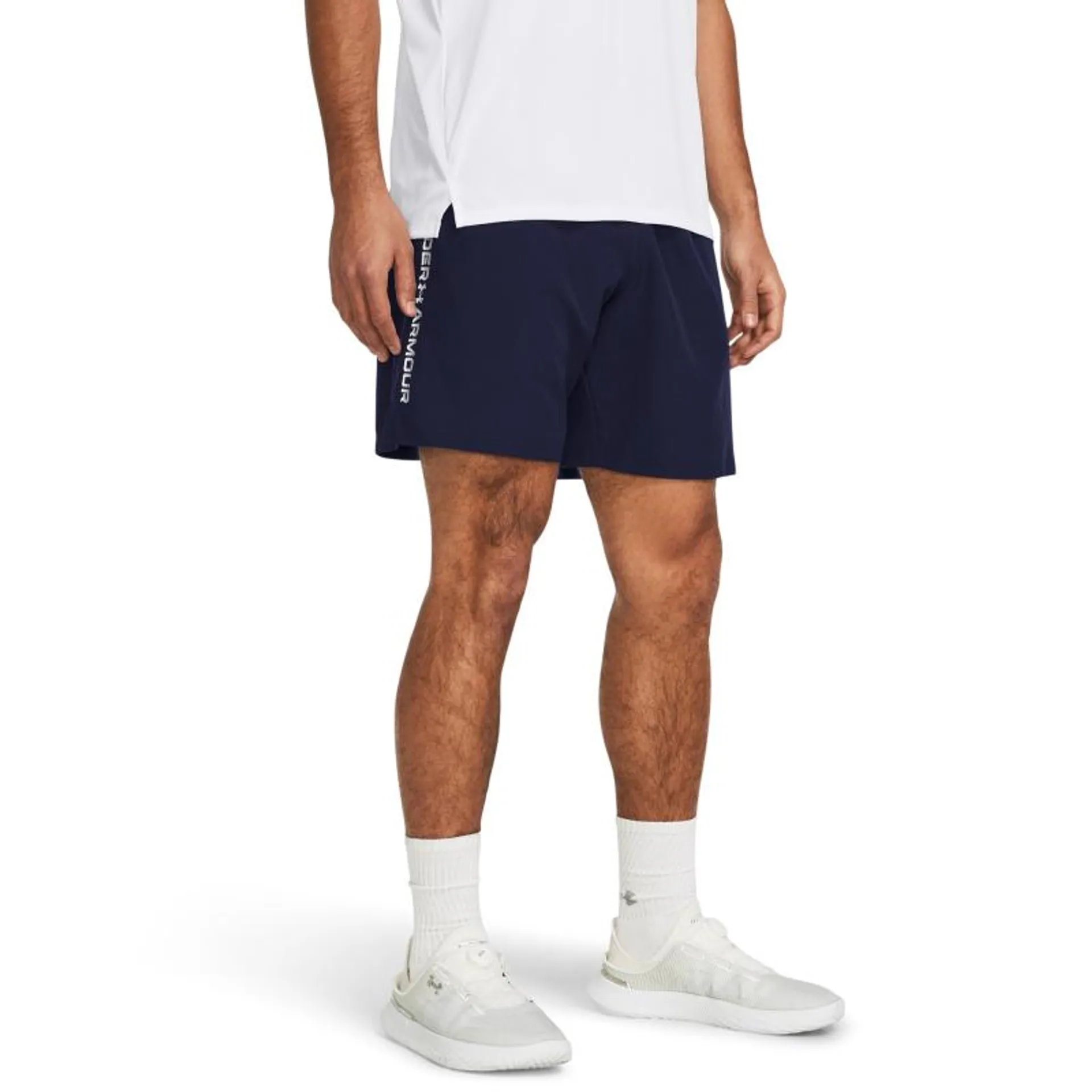 UA Woven Wdmk Shorts-BLU