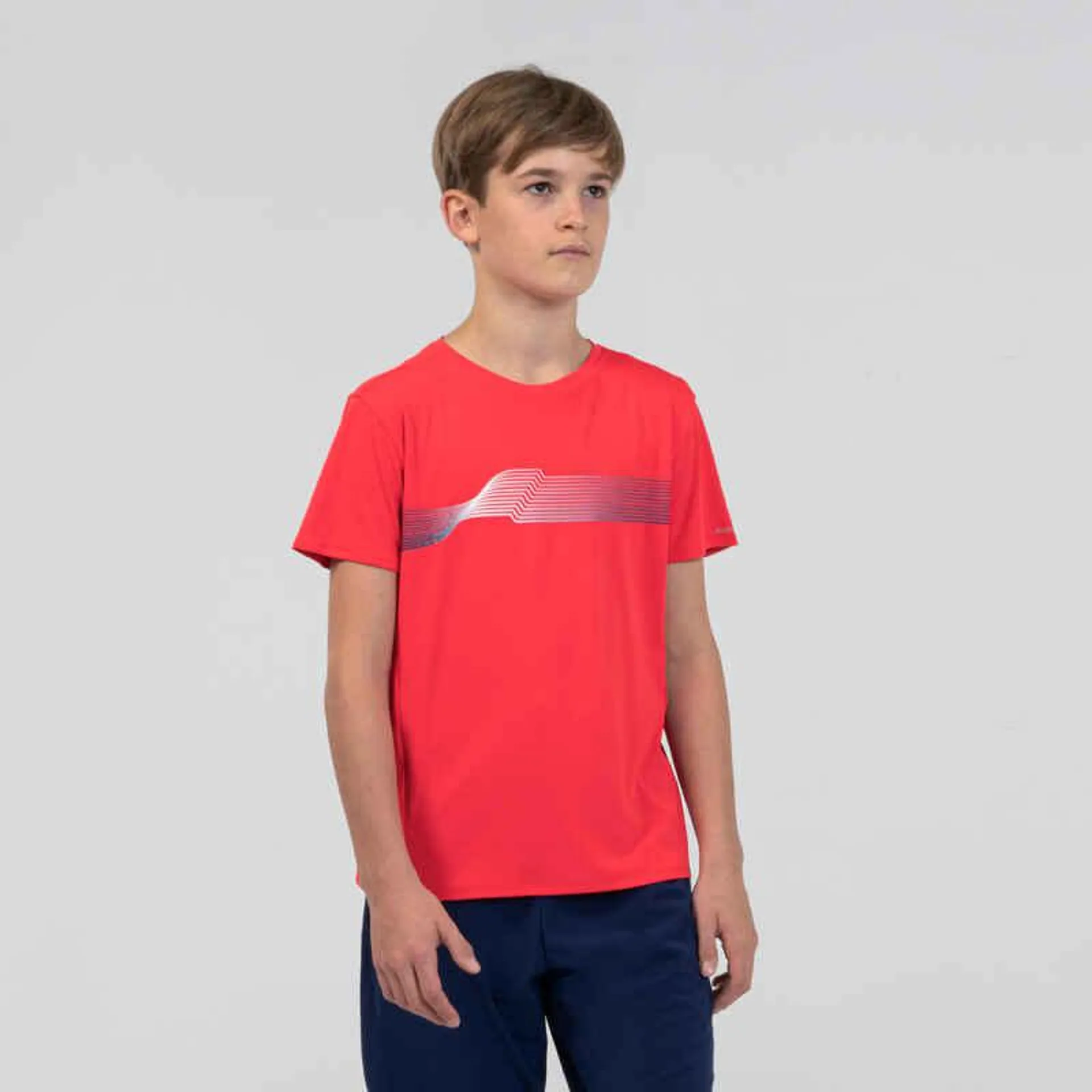 Detské bežecké tričko AT 300 Kiprun Track červené