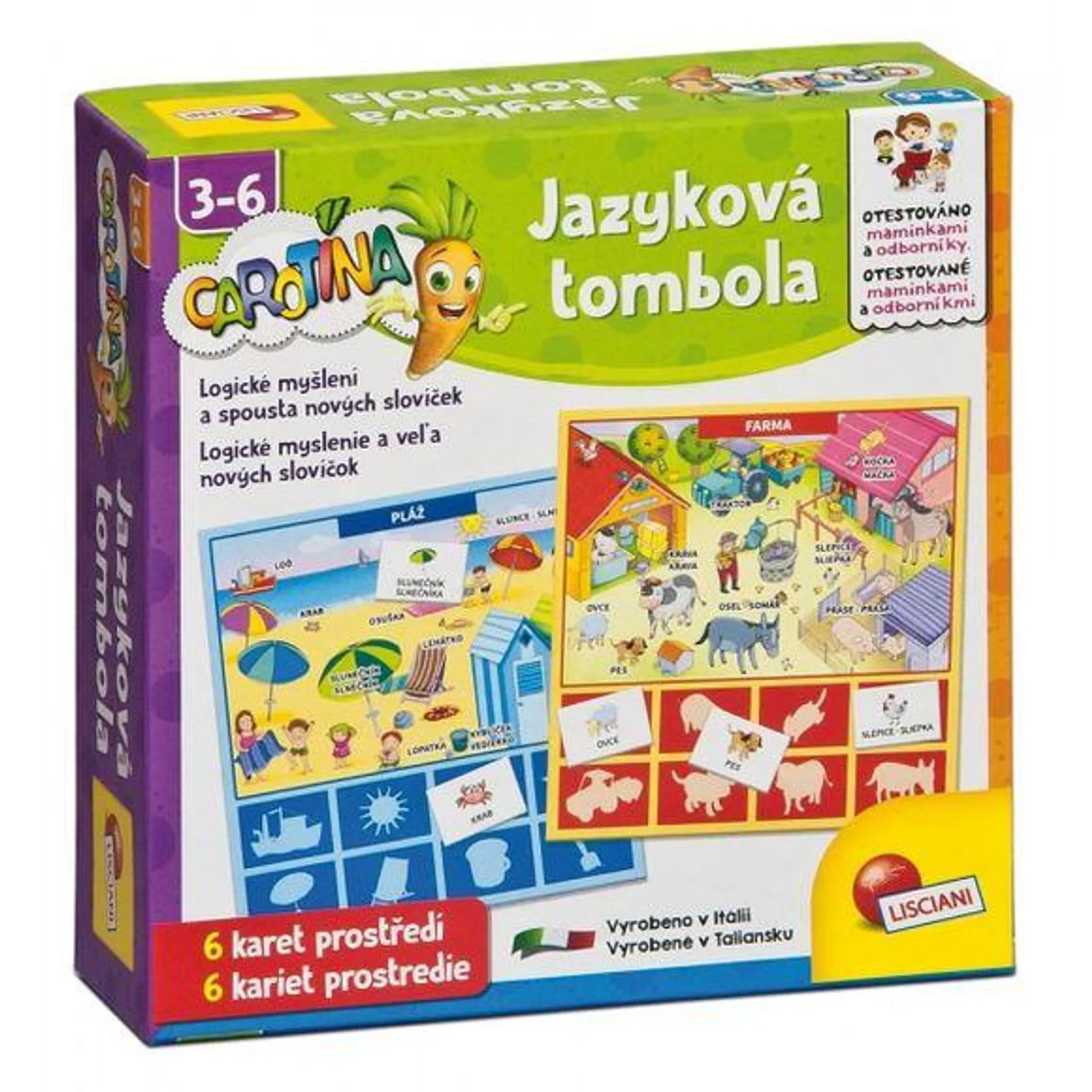 Piatnik Lisciani 89680 Jazyková tombola