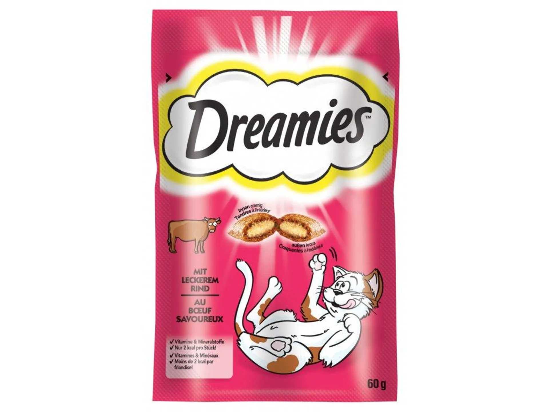 DREAMIES pochúťky s hovädzím 60 g