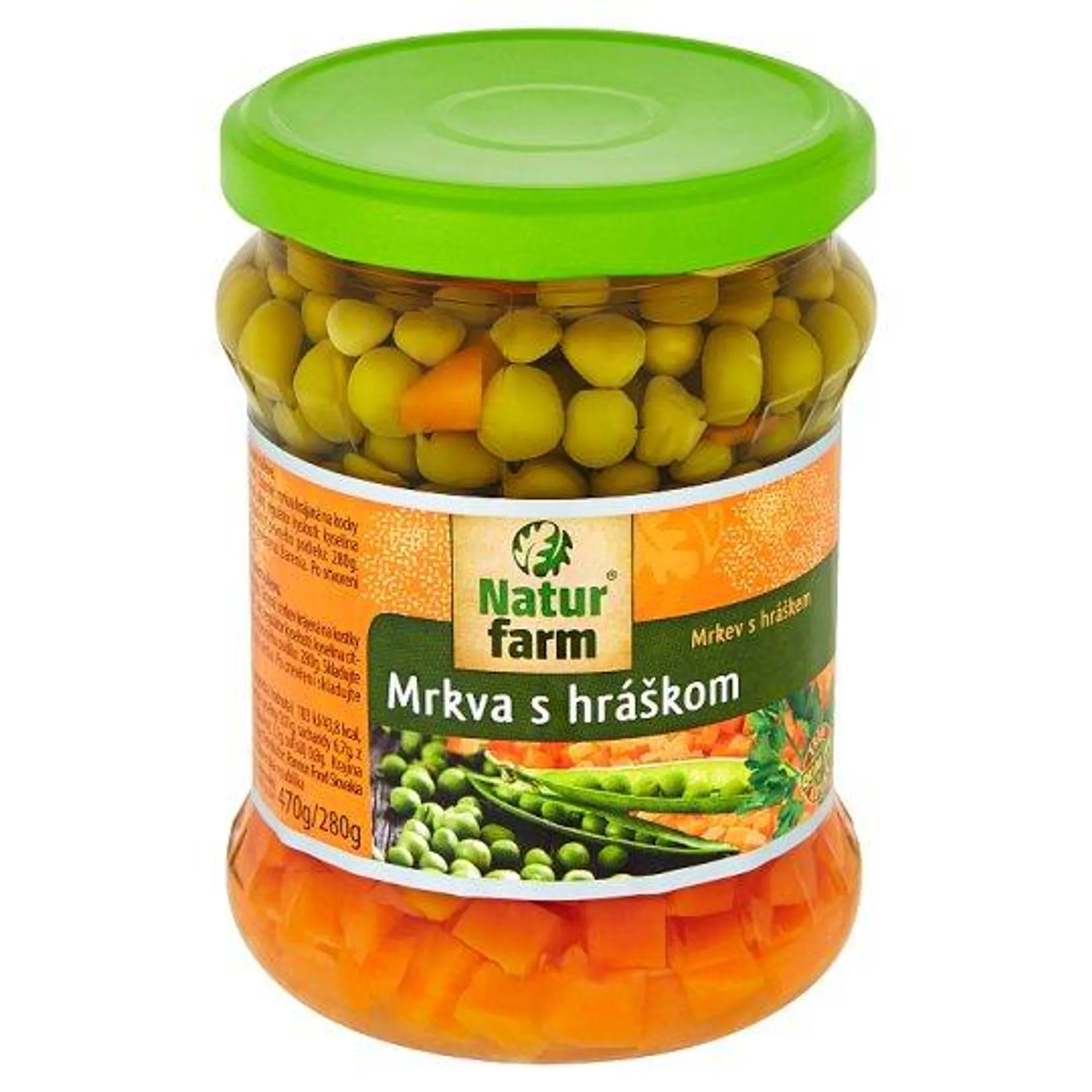 Natur Farm Mrkva s hráškom v slanom náleve 470 g