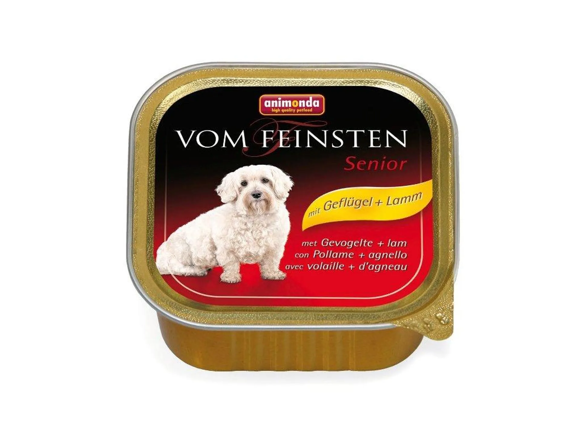 Animonda Vom Feinsten Senior paštéta pre psov kuracie + jahňa 150 g