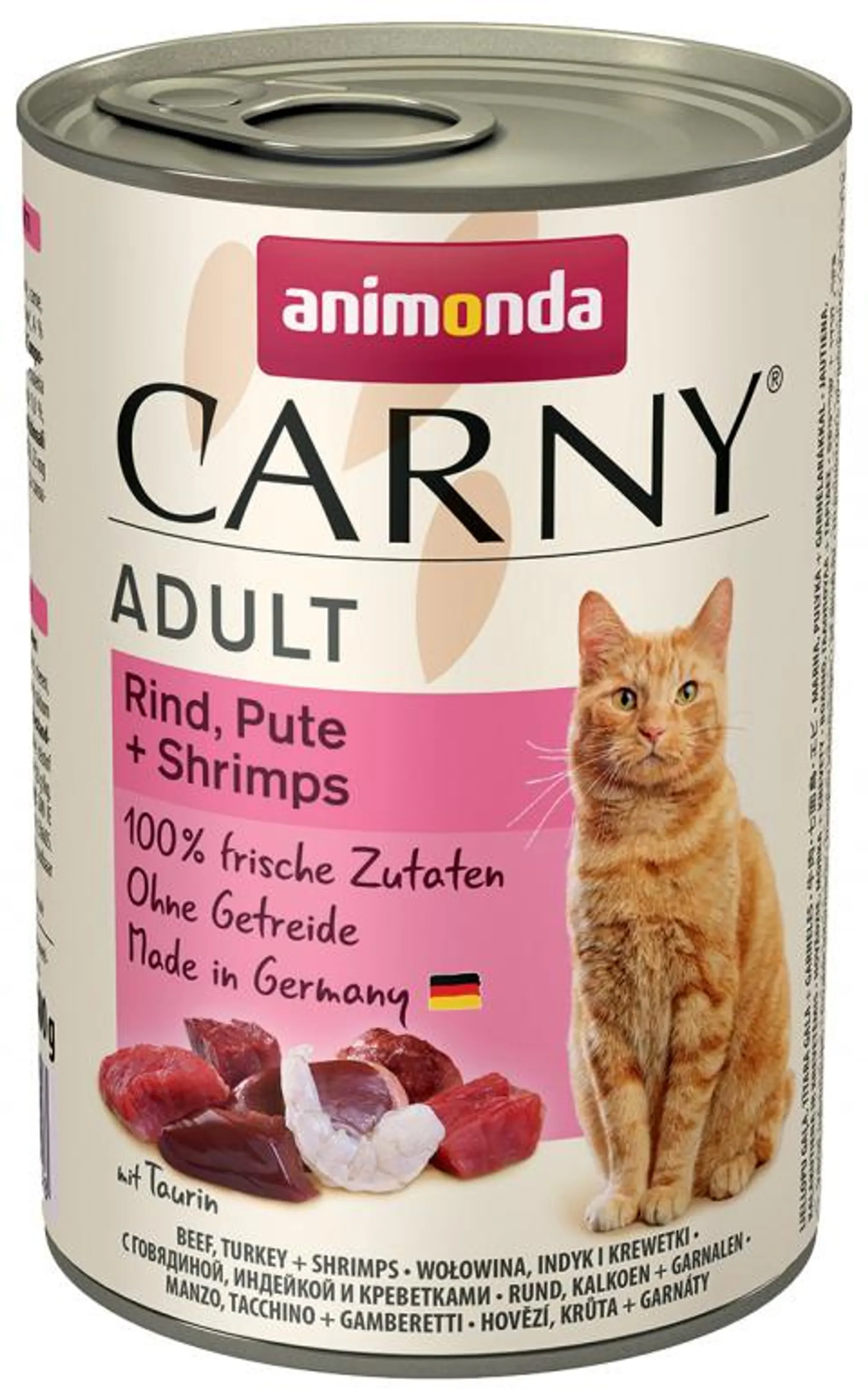 Konzerva Carny Adult hovadzie, morka + krevety 400g