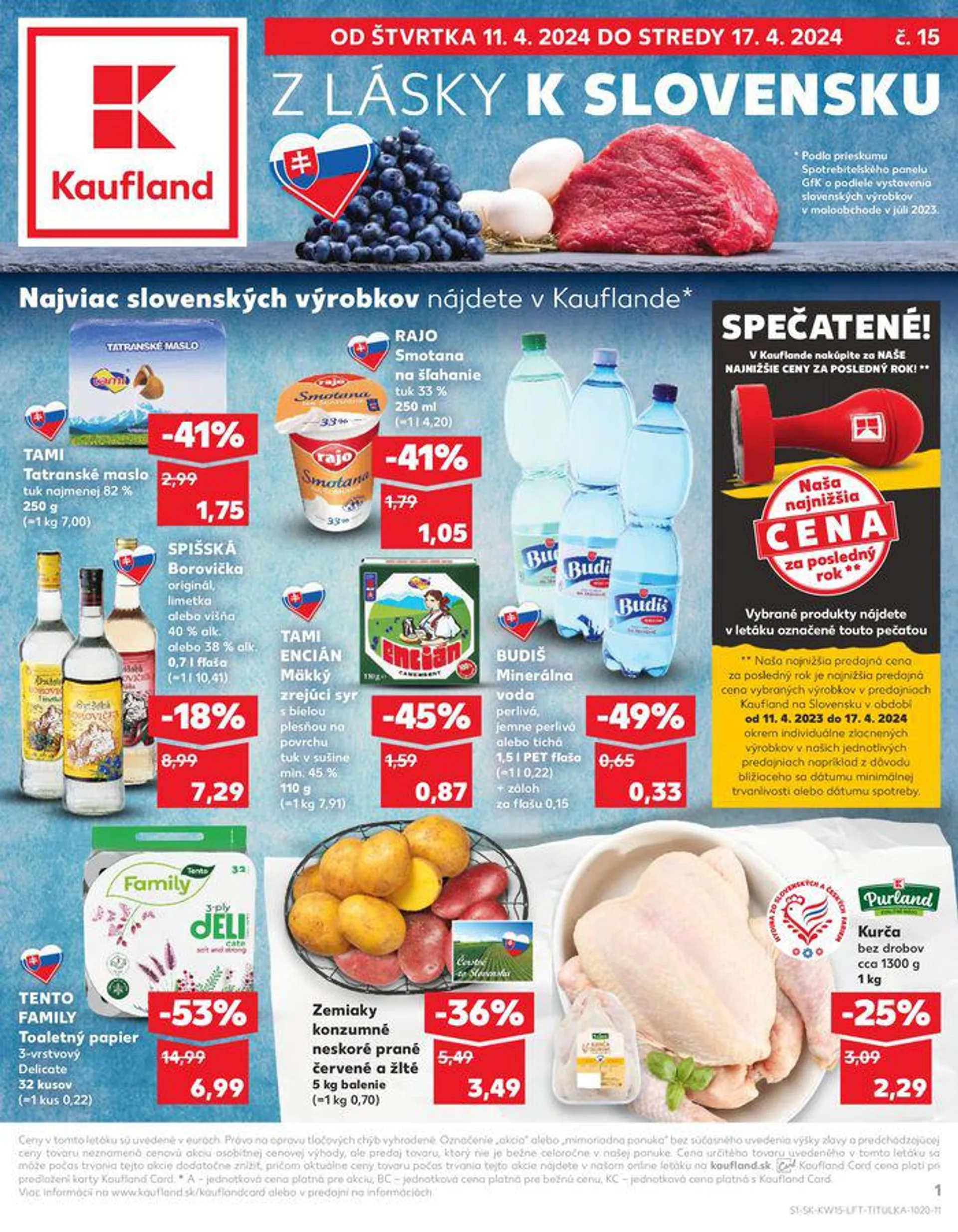 Najviac slovenských výrobkov nájdete v Kauflande - 11. apríla 17. apríla 2024 - Page 1