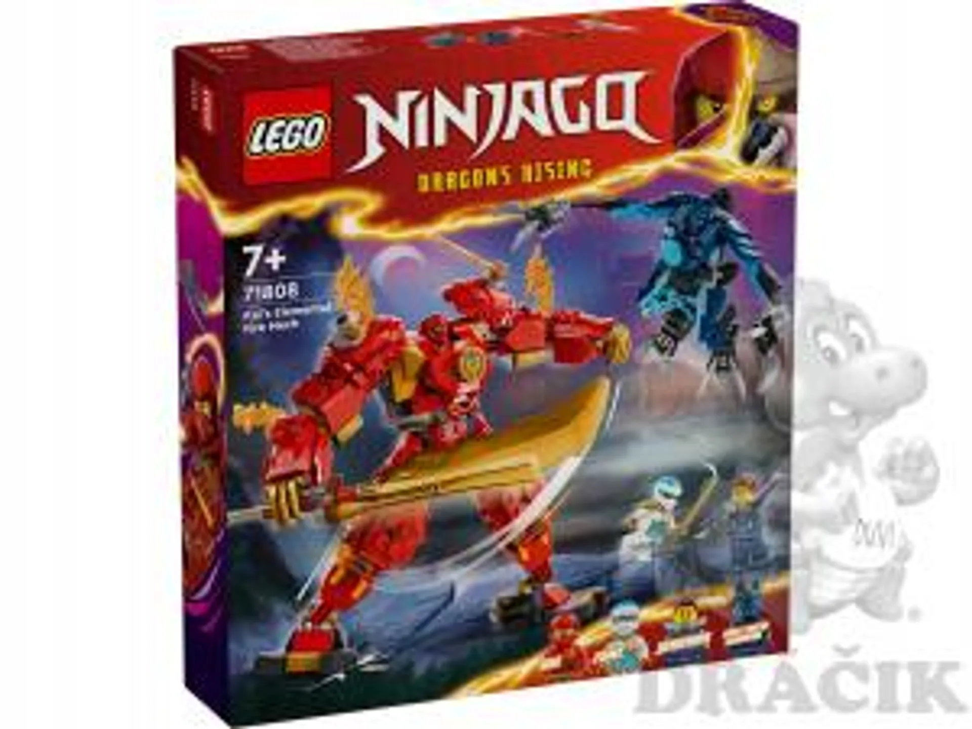 71808 Lego Ninjago - Kaiov živelný ohnivý robot