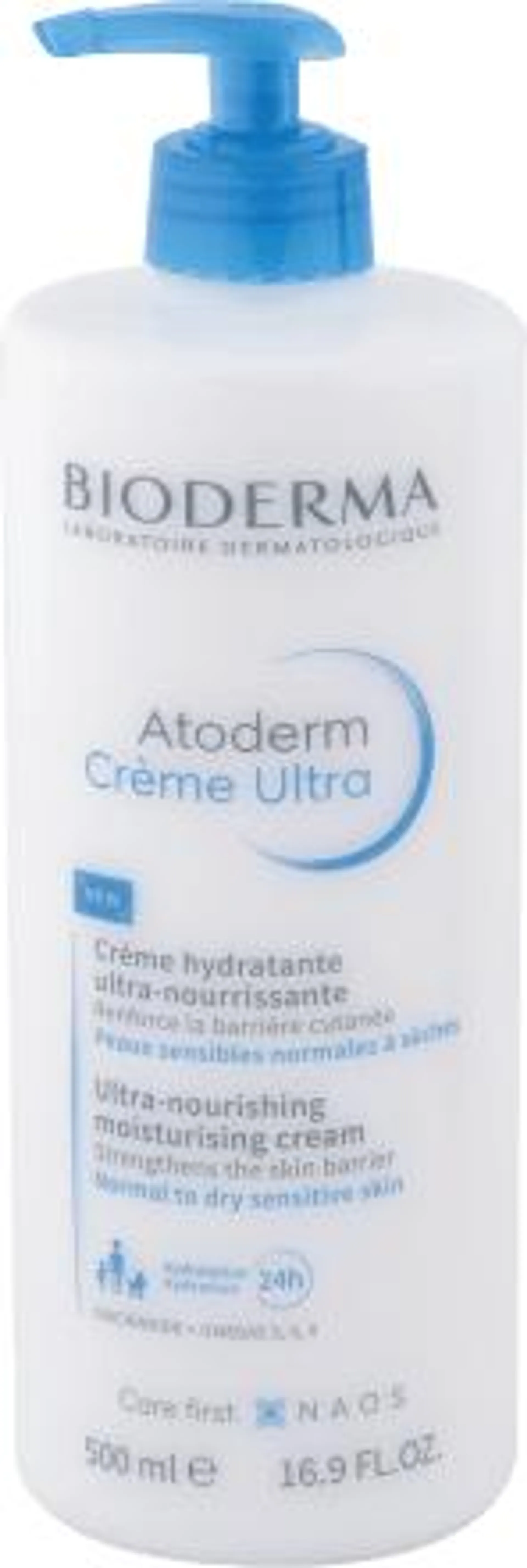 Ultra vyživujúci hydratačný krém Atoderm Crème Ultra, 500 ml