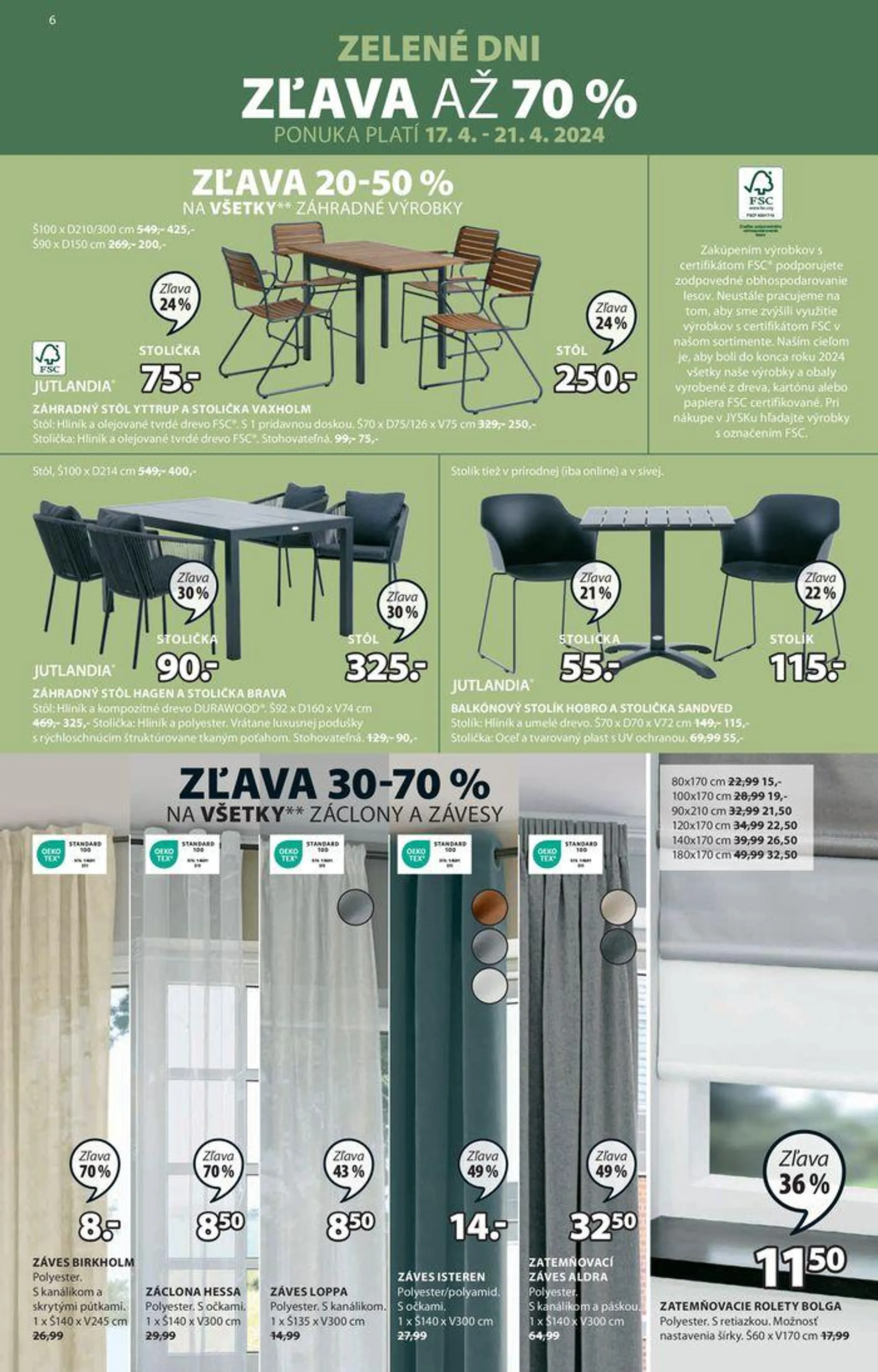 Leták: Na viac ako polovicu celého nášho sortimentu od 17. apríla do 21. apríla 2024 - Prehľad Stránky 7