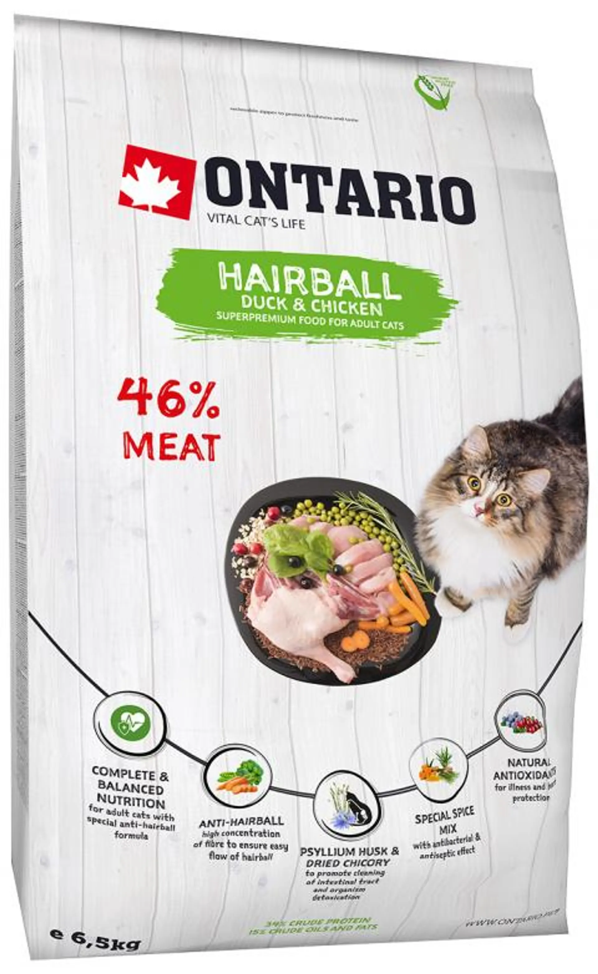 Ontario Cat Hairball 6,5kg