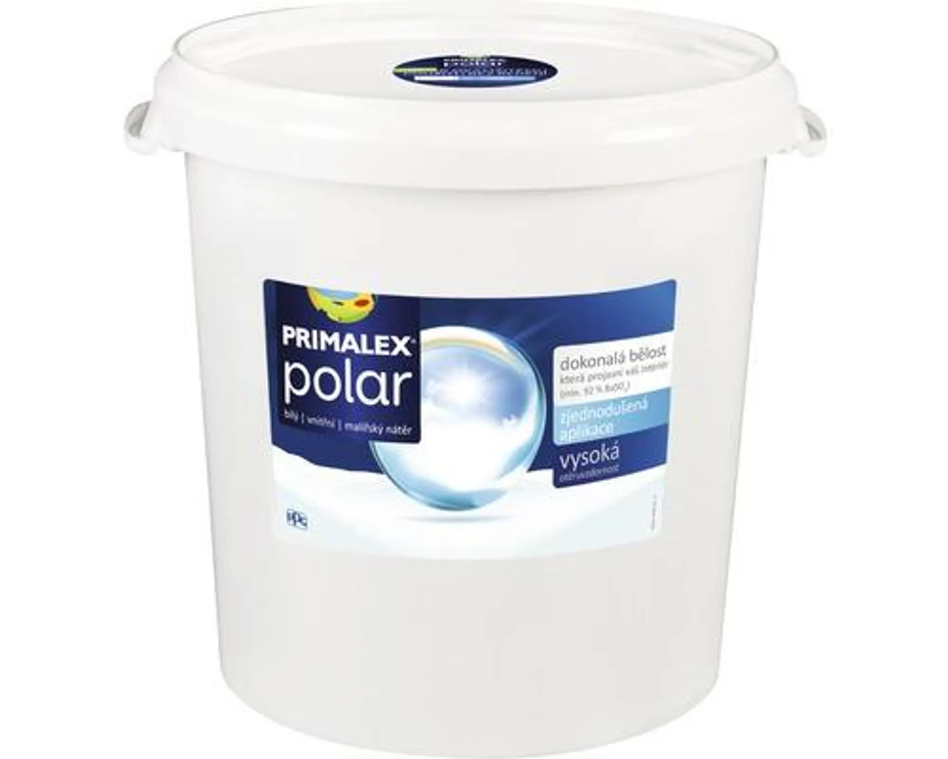 Farba na stenu Primalex Polar biela 40 kg