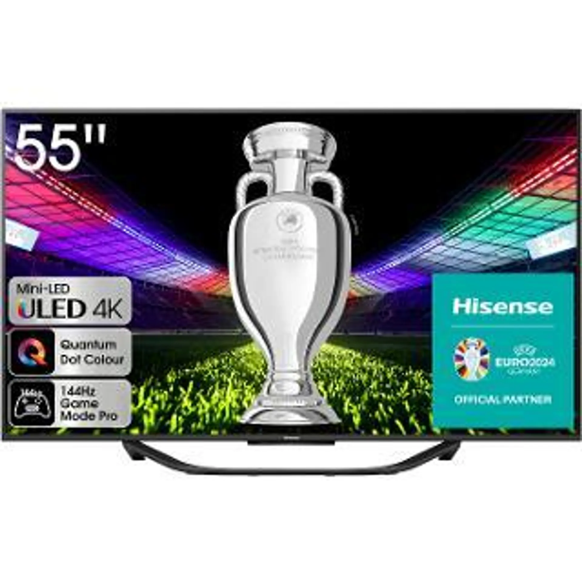 Hisense 55U7KQ + Adidas míč EURO 2024