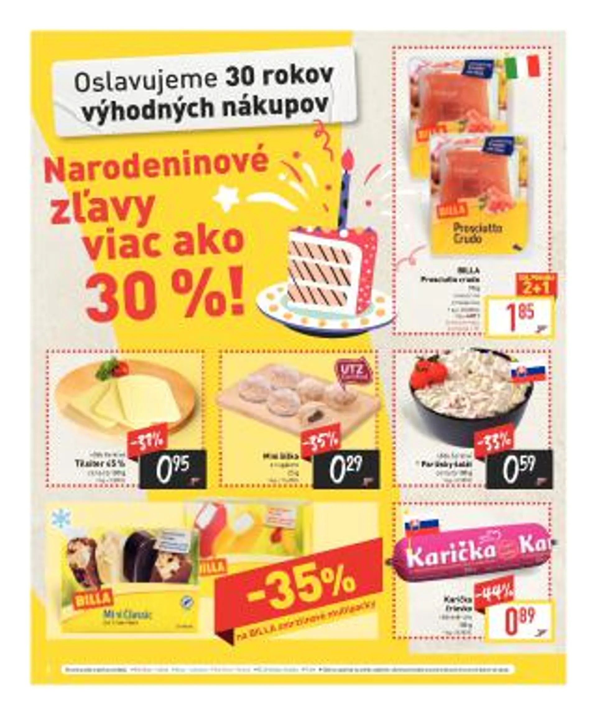 Leták: Billa hlavný leták od 27. septembra do 3. októbra 2023 - Prehľad Stránky 2