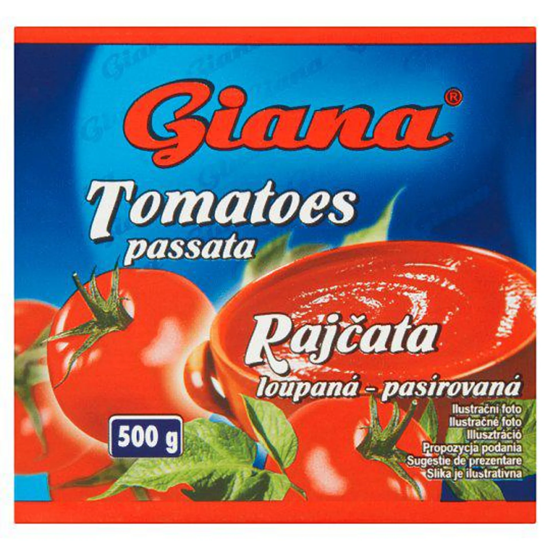 Giana Pasírované lúpané paradajky 500 g
