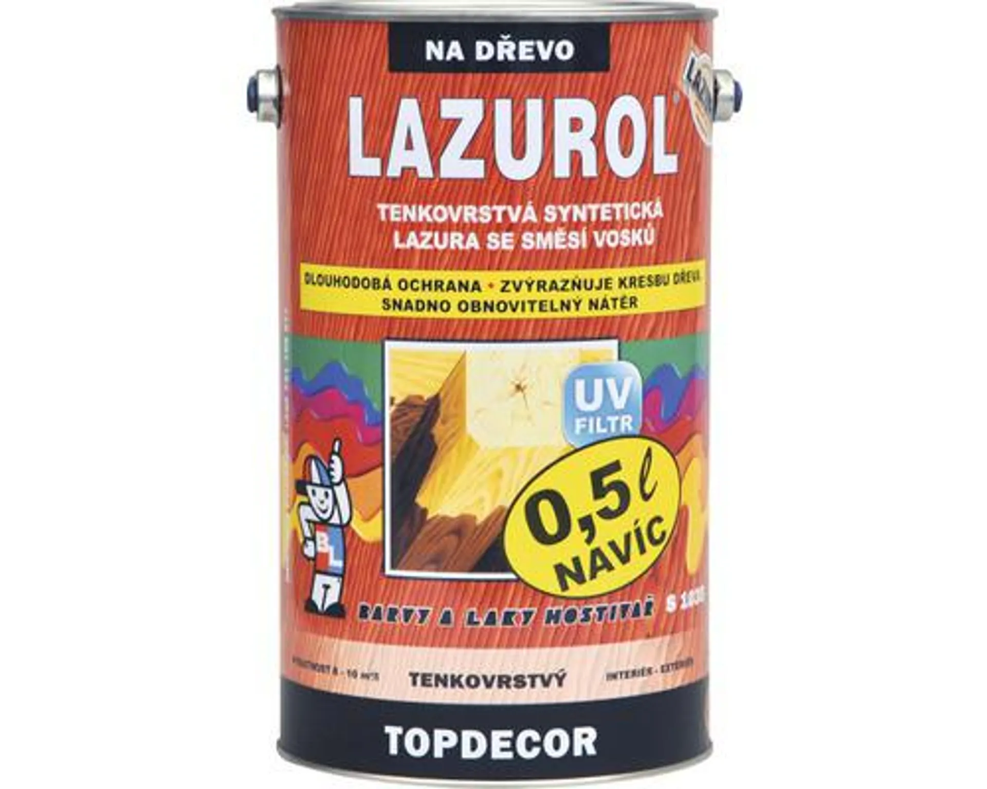 Lazurol TOPDECOR S1035 T23 teak 4,5 L