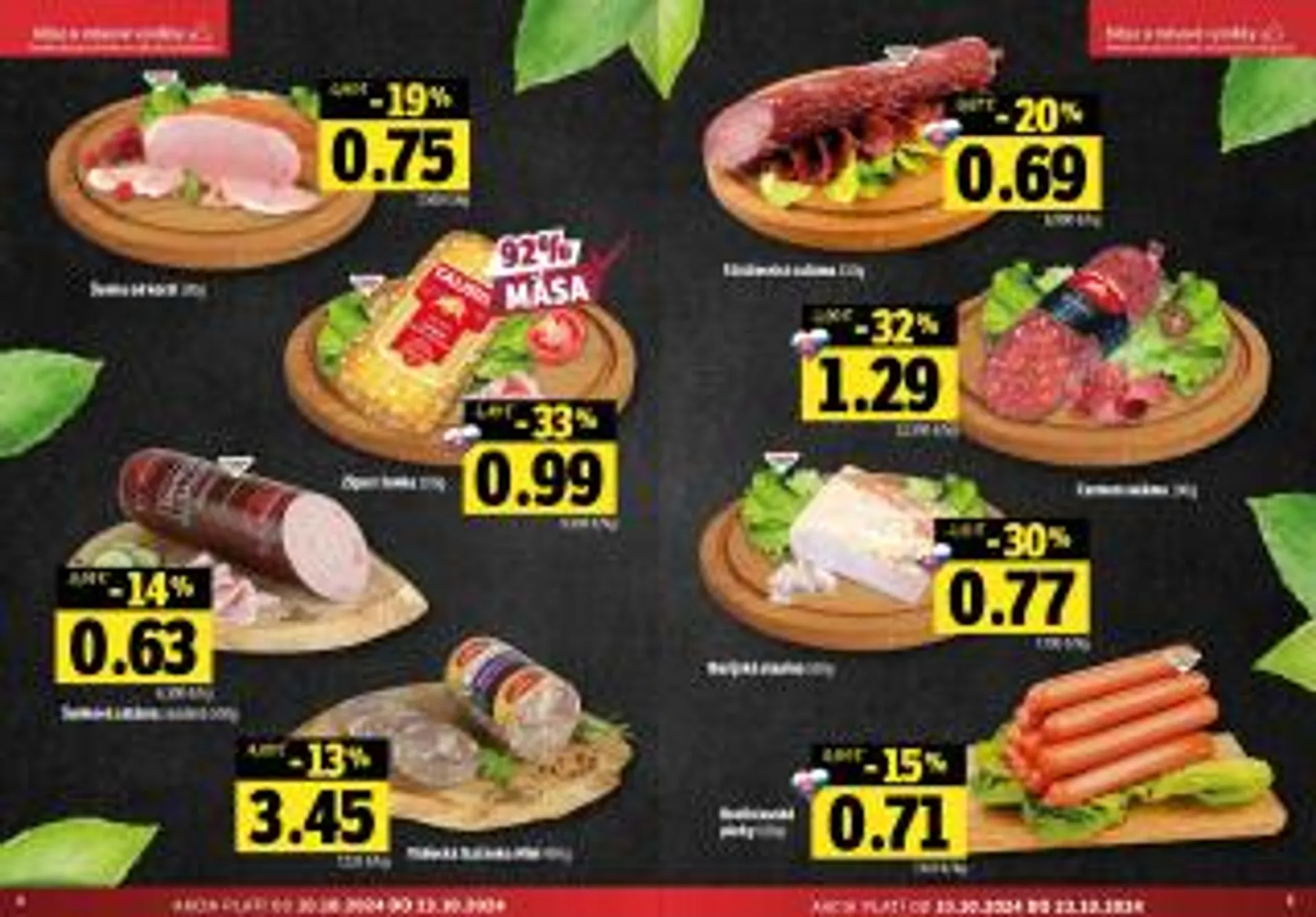 Leták: Fresh leták - Východné Slovensko od 10. októbra do 23. októbra 2024 - Prehľad Stránky 3