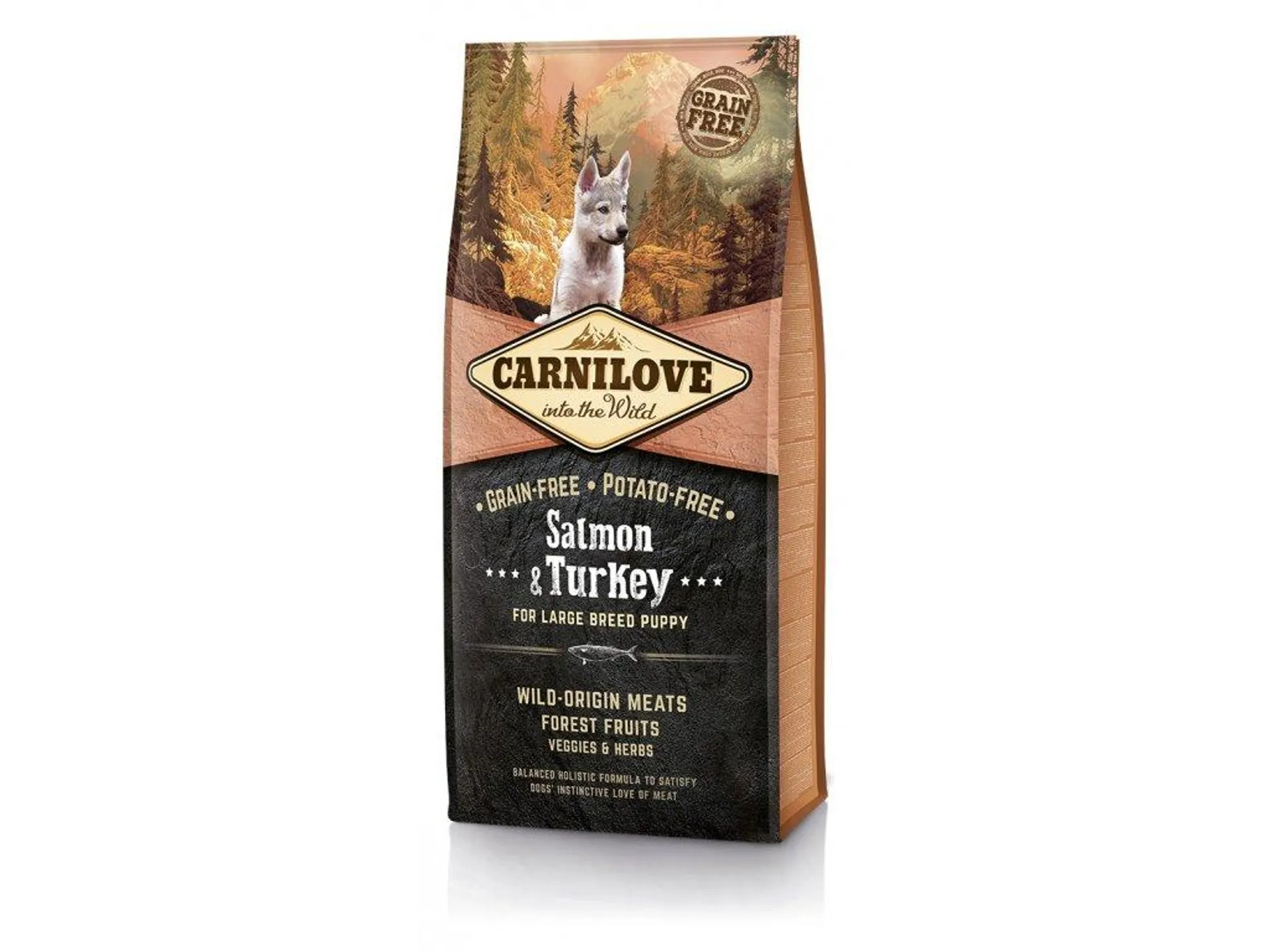 Carnilove Salmon & Turkey for LB Puppy 12 kg