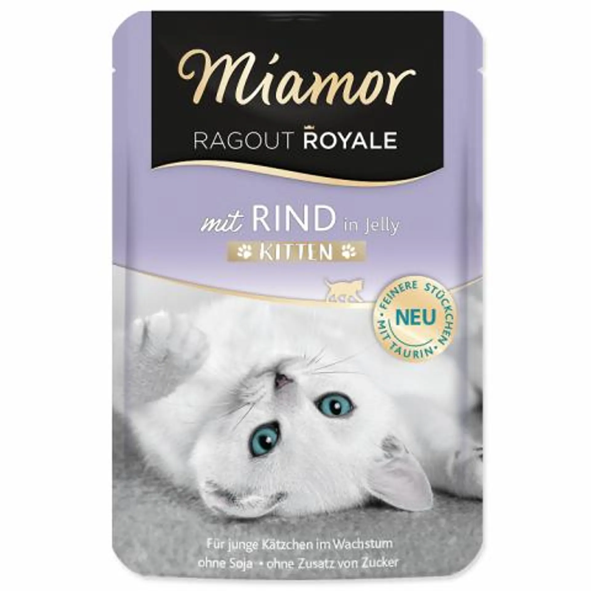 Miamor Ragout Royale kapsička kitten hovädzie v želé 100 g