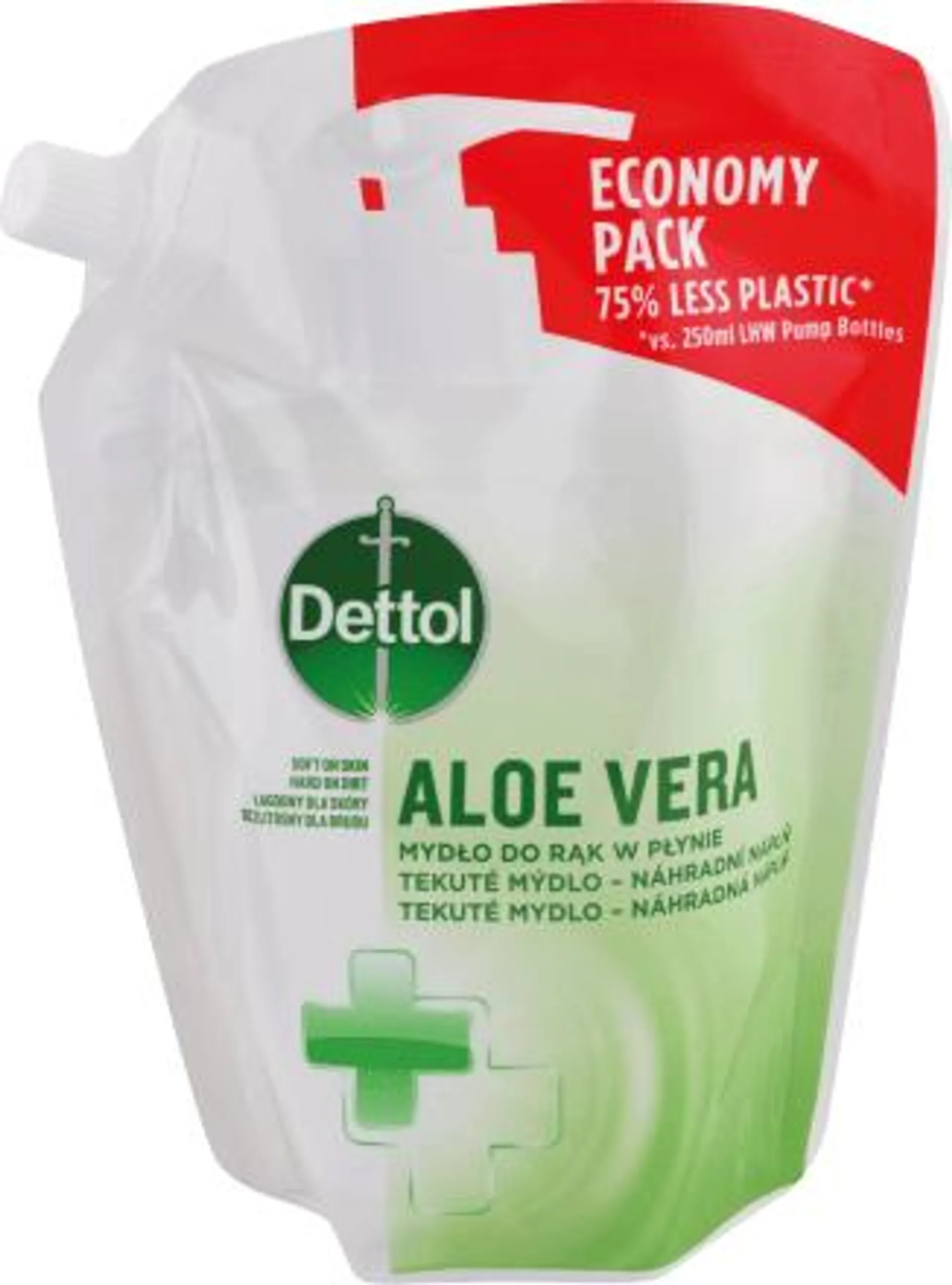 Tekuté mydlo Aloe vera a vitamín E - náhradná náplň, 500 ml