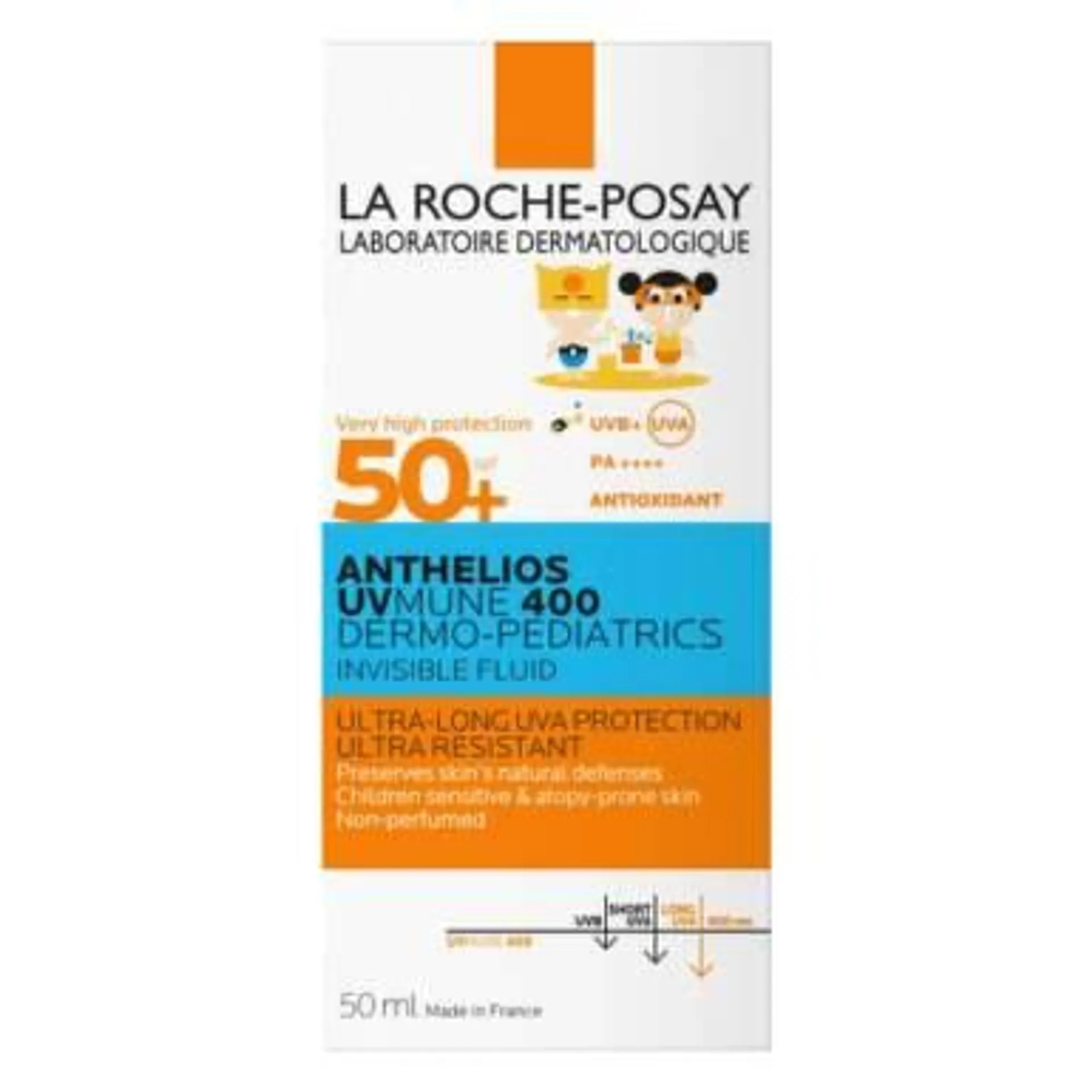 LA ROCHE-POSAY Anthelios DP invisible fluid SPF50+ 50 ml - 2+1