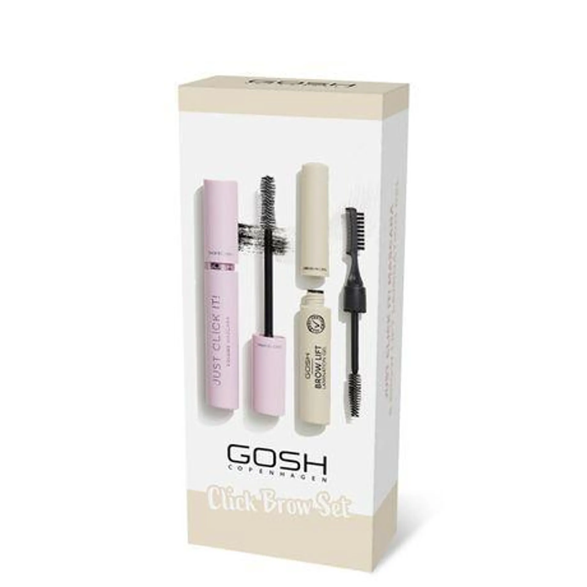 Gosh Click Brow Set kazeta oči, Just Click It! + Brow Lift Lamination Gel