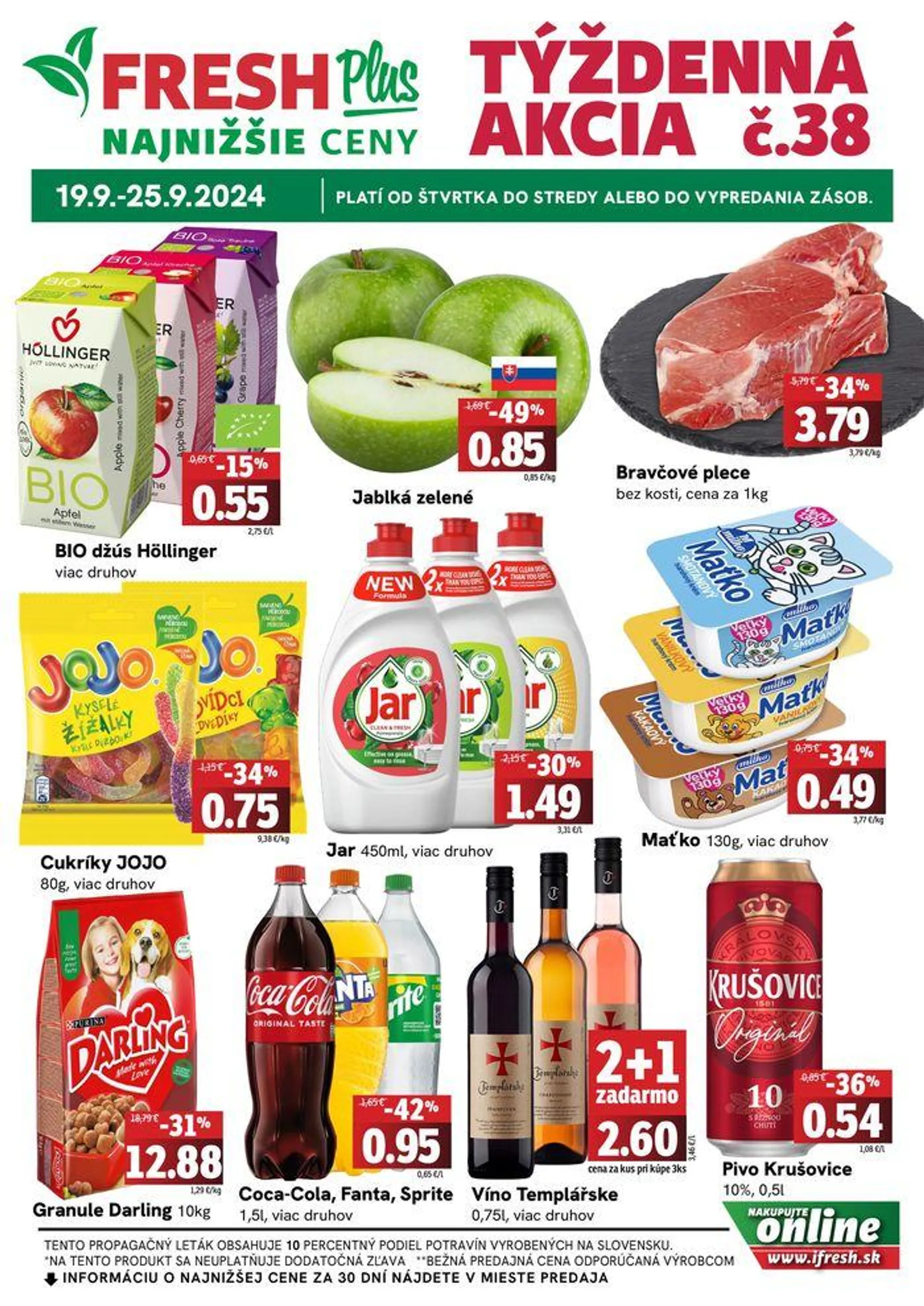 Týždenná akcia FRESH Plus - 1