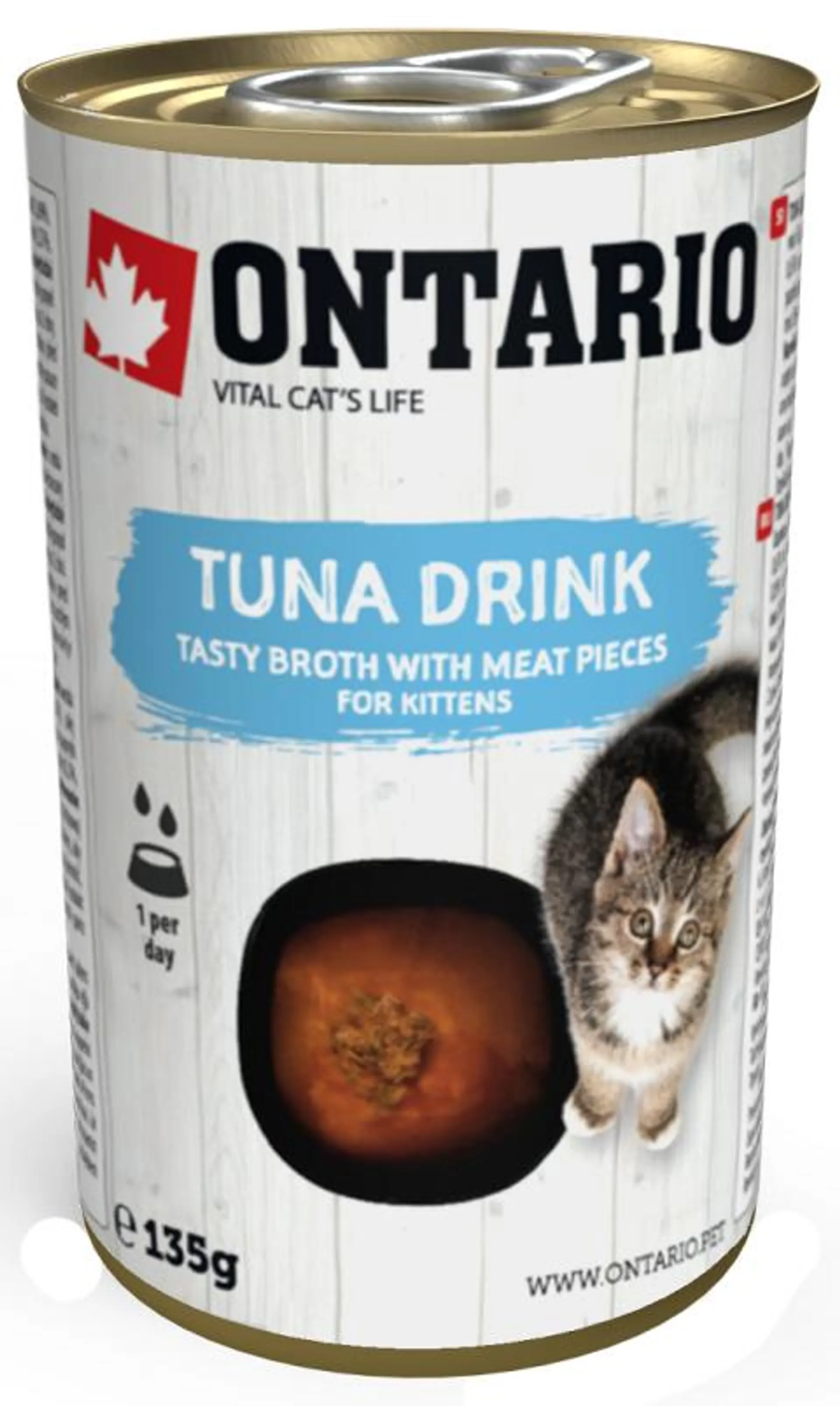 Nápoj Ontario Kitten Drink Tuna 135g