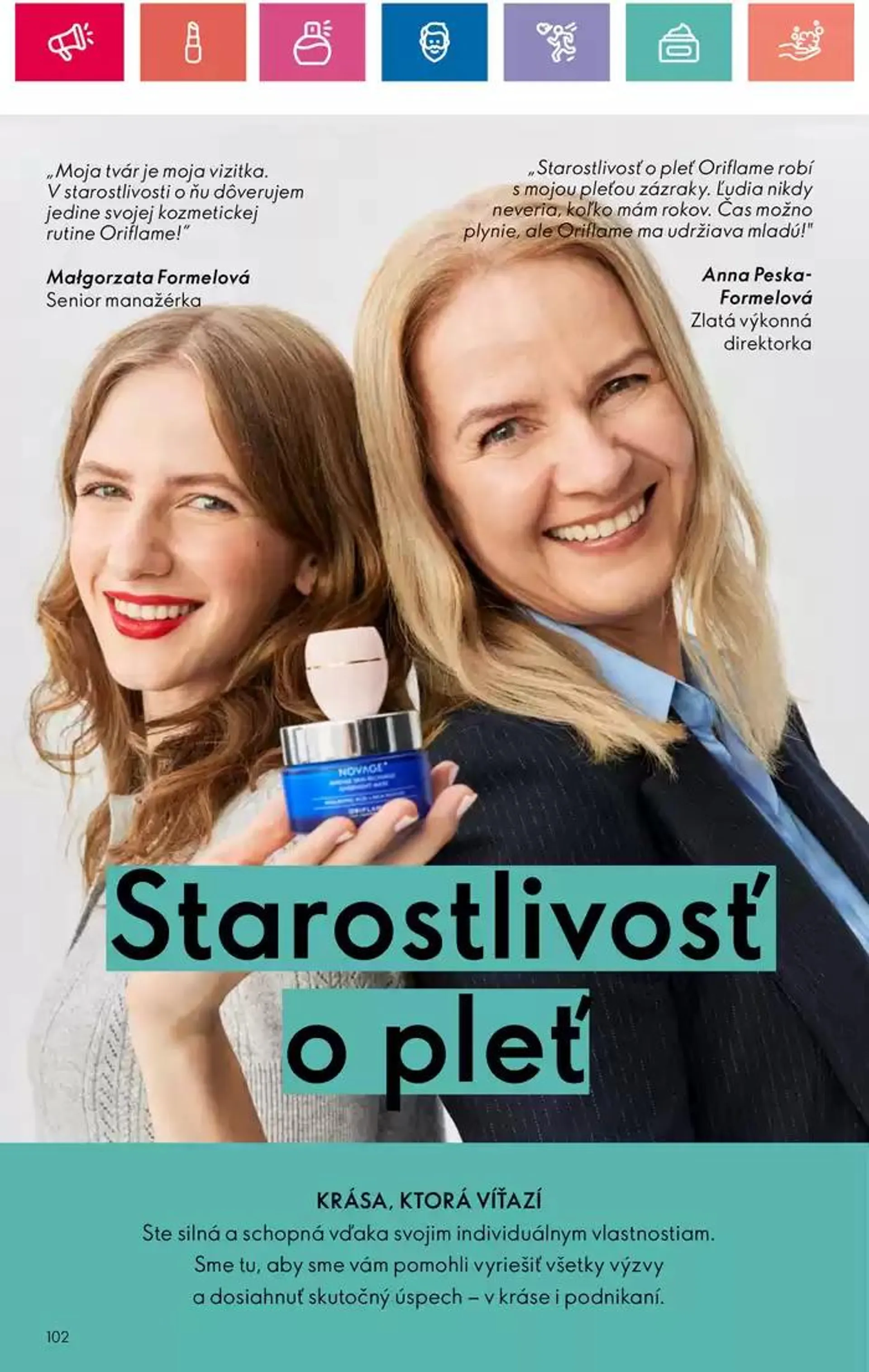 Leták: ORIFLAME katalóg od 2. októbra do 16. októbra 2024 - Prehľad Stránky 102