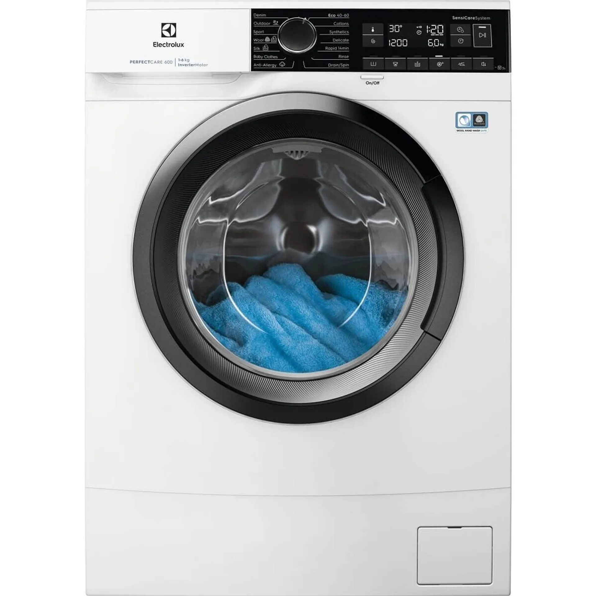 Práčka s predným plnením Electrolux EW6SN226SI, 6 kg