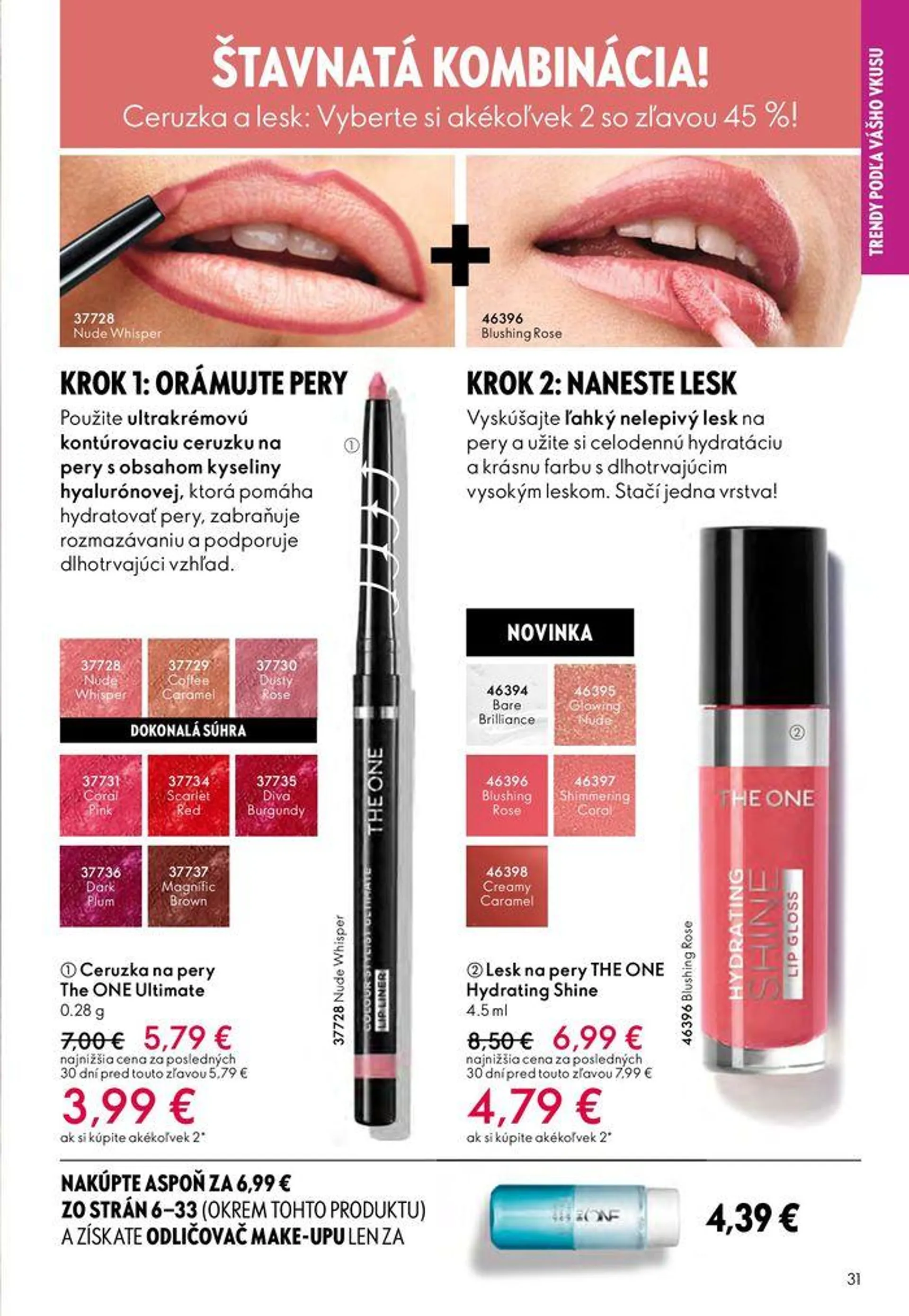 Leták: ORIFLAME katalóg od 21. augusta do 4. septembra 2024 - Prehľad Stránky 31