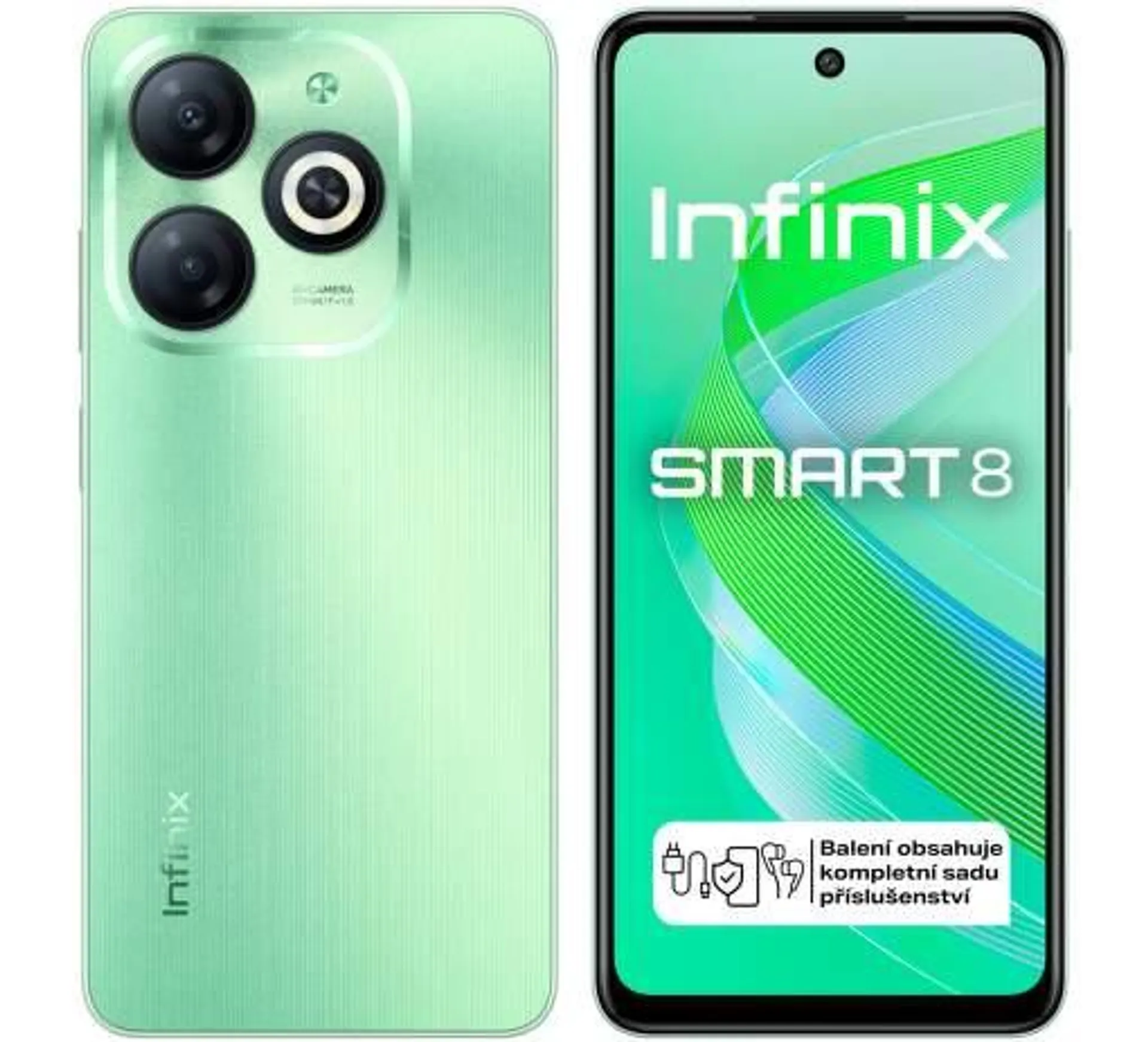 Infinix Smart 8 64 GB zelený