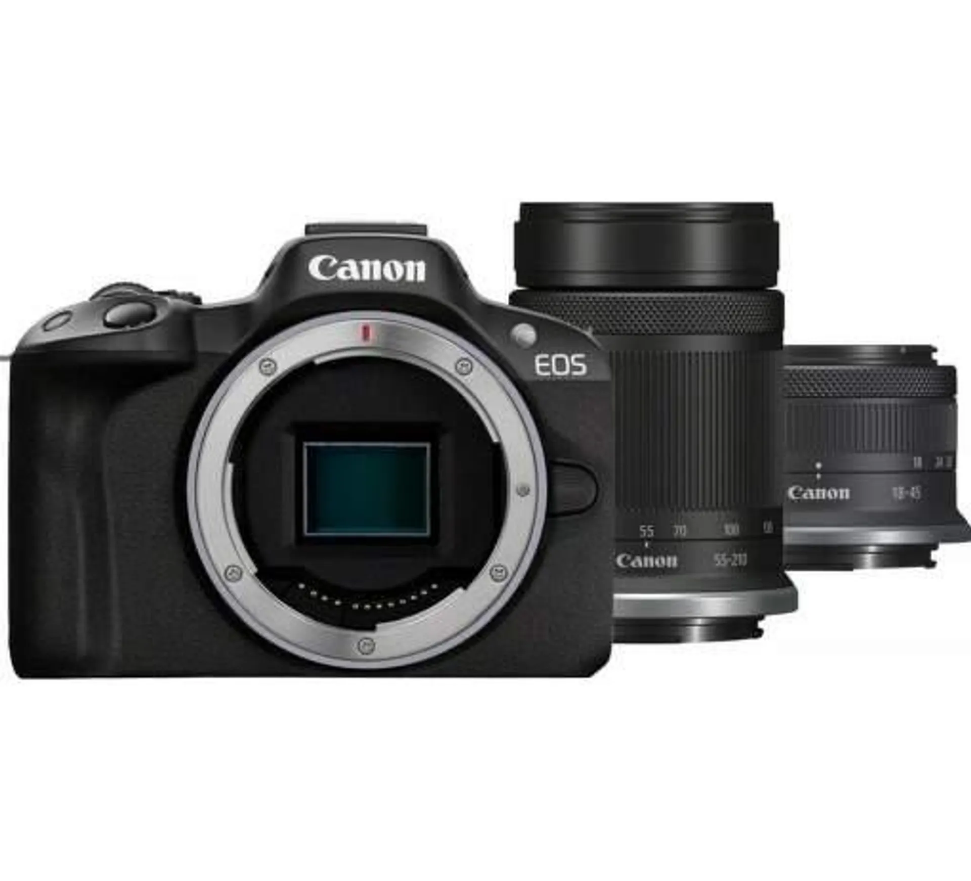 Canon EOS R50 + RF-S 18-45 + RF-S 55-210 čierna