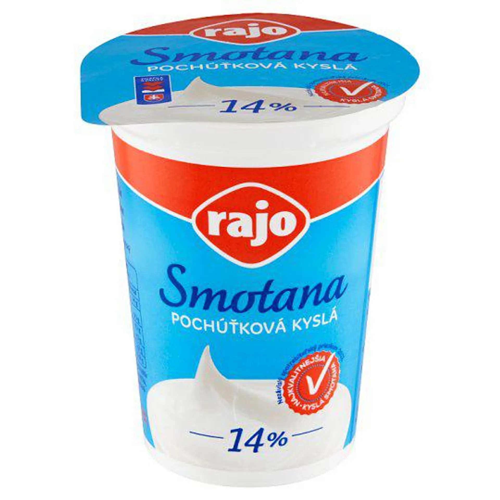 Rajo Smotana pochúťková kyslá 14 % 375 g