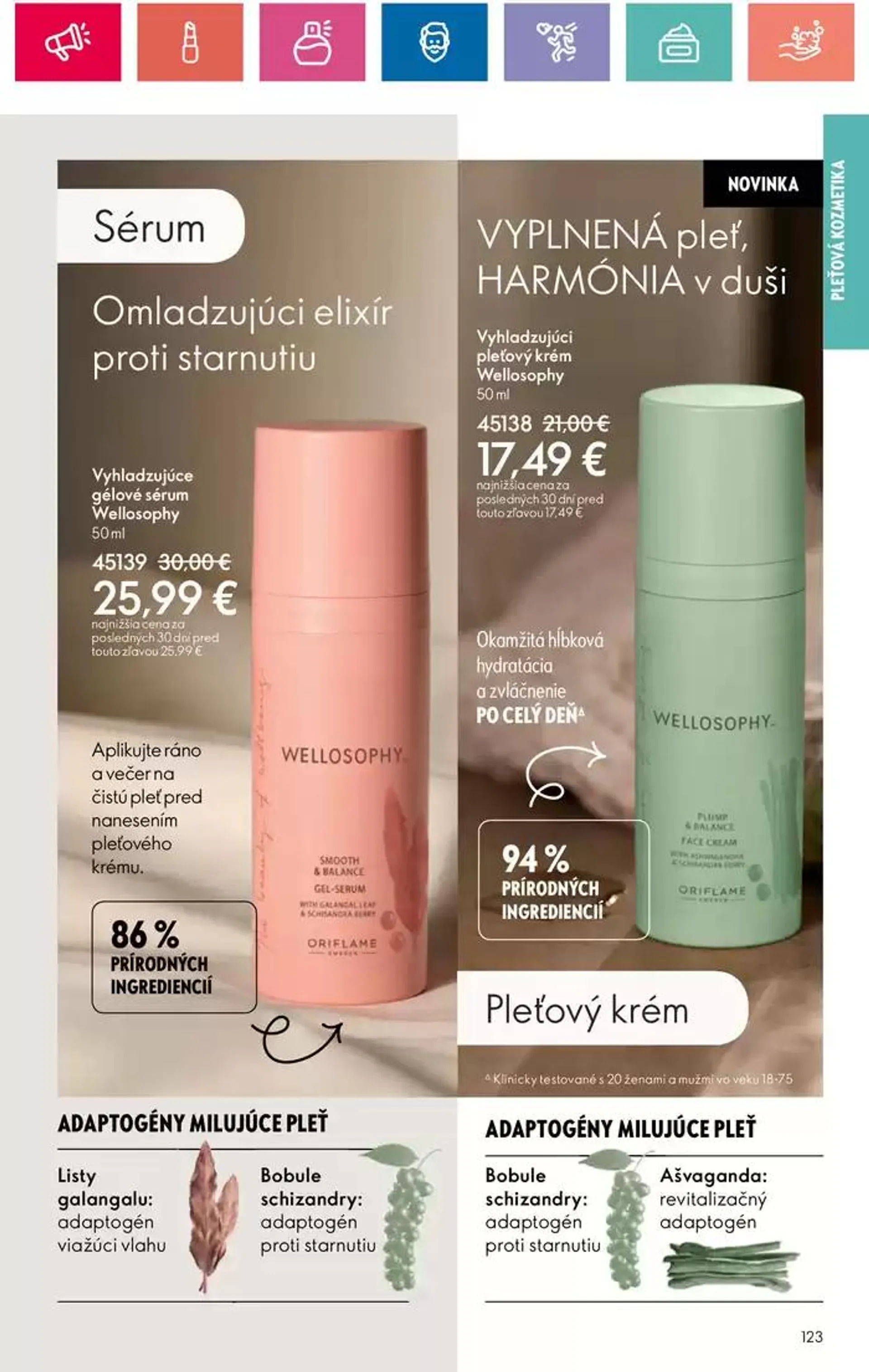 Leták: ORIFLAME katalóg od 2. októbra do 16. októbra 2024 - Prehľad Stránky 123