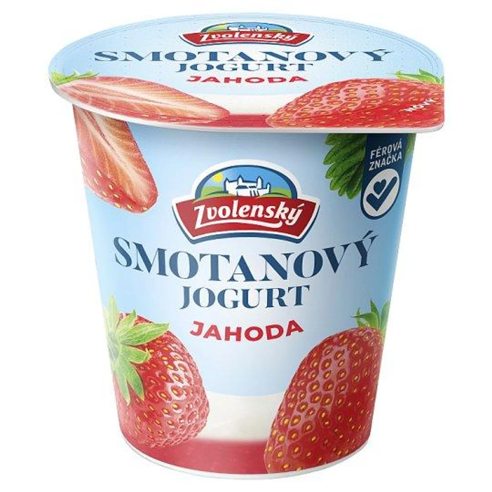 Zvolenský Smotanový jogurt jahoda 145 g