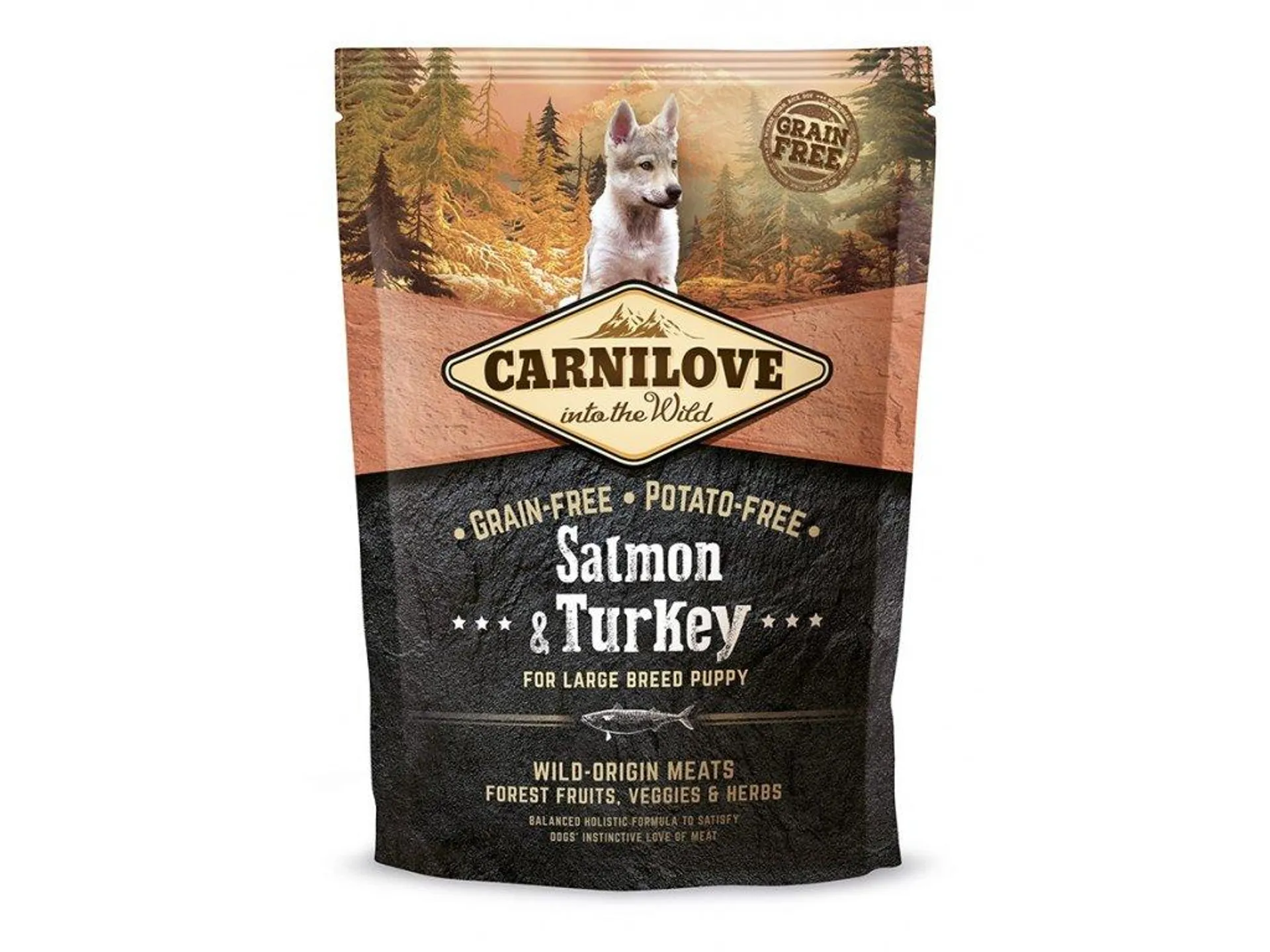 Carnilove Salmon & Turkey for LB Puppy 1,5 kg