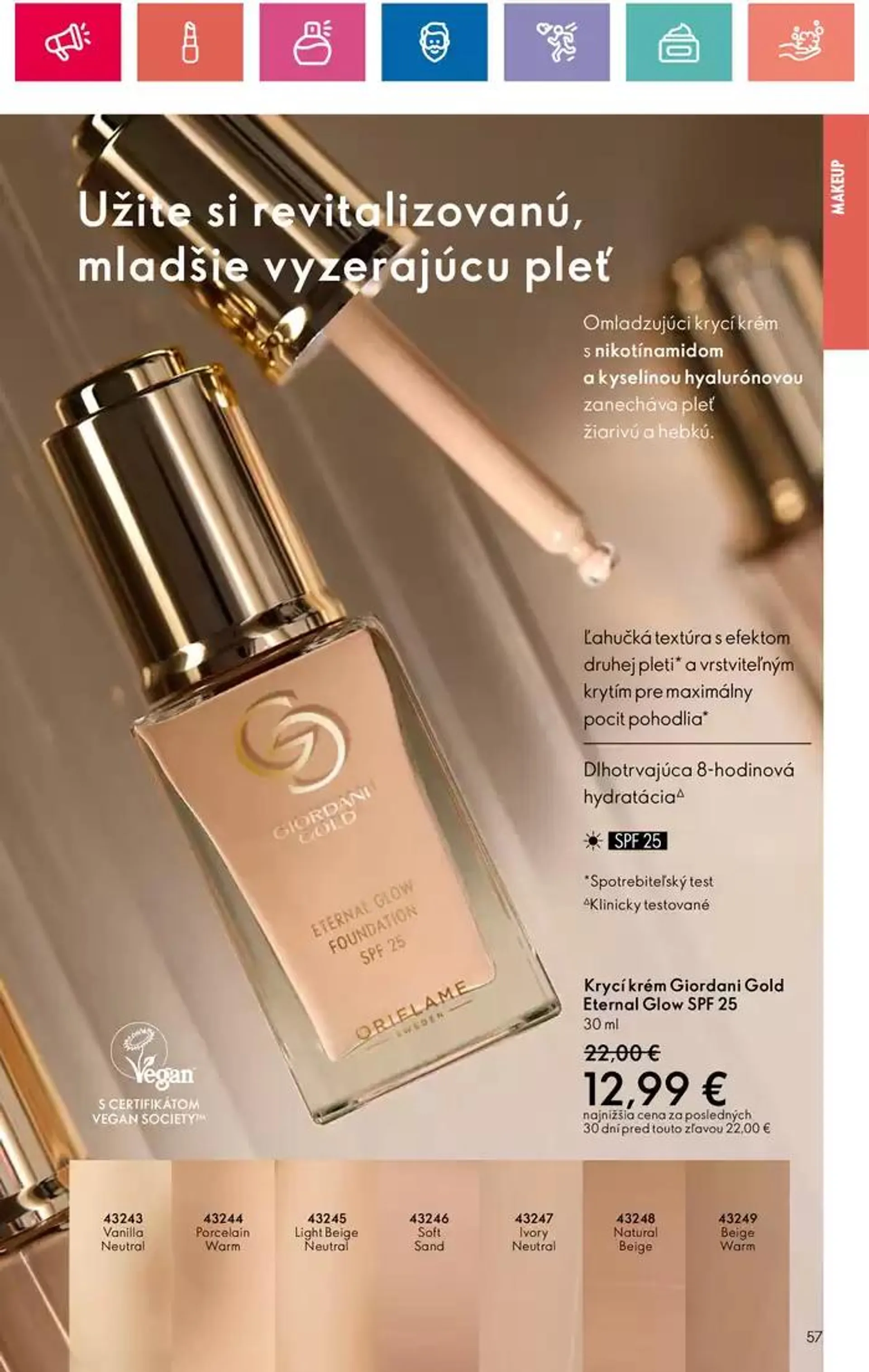 Leták: ORIFLAME katalóg od 2. októbra do 16. októbra 2024 - Prehľad Stránky 57