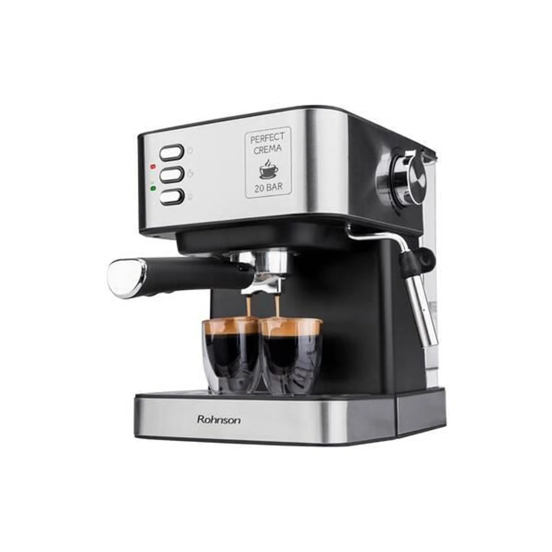 Espresso Rohnson R-982 strieborné