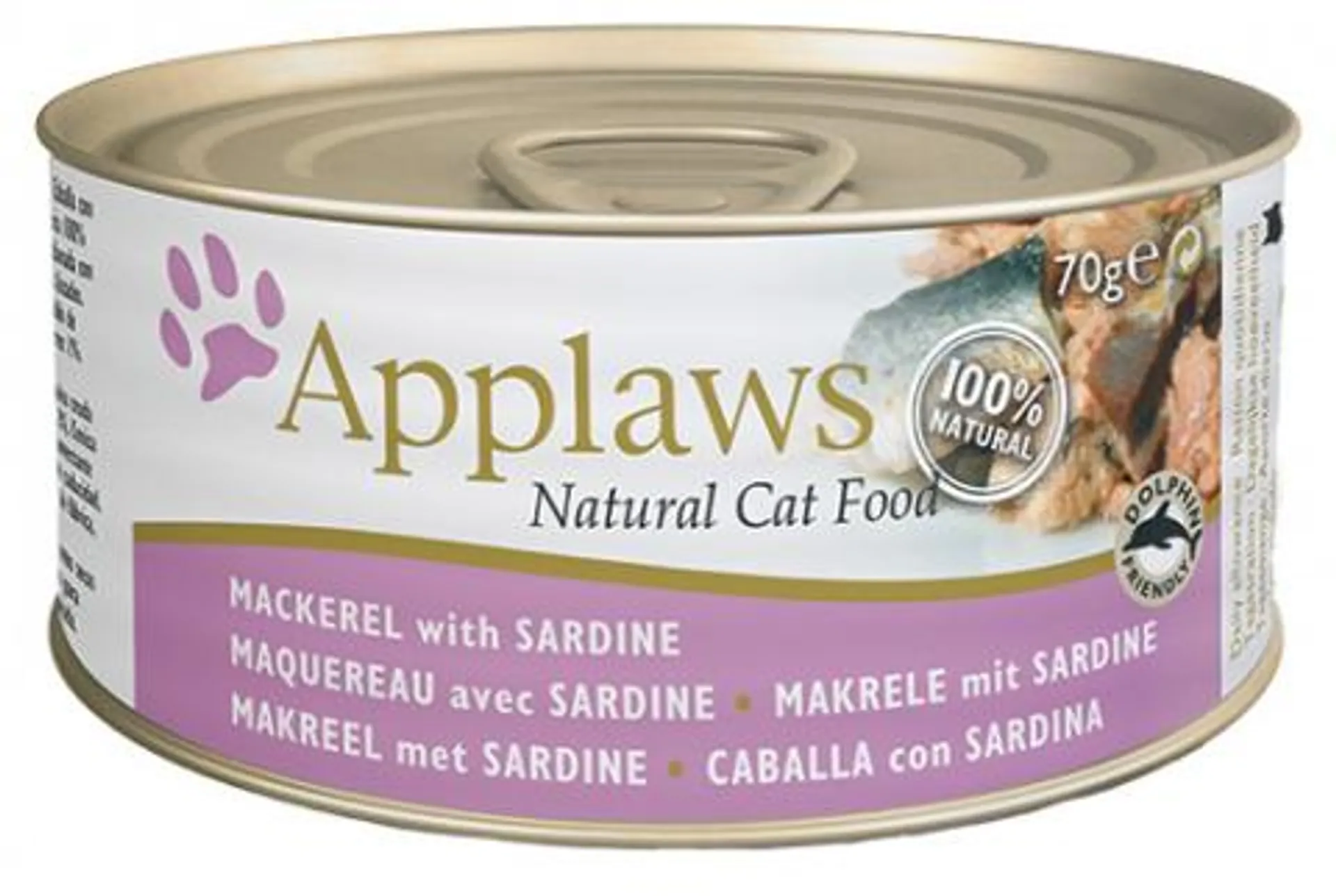 Konzerva Applaws Cat Mackerel a Sardine 70g