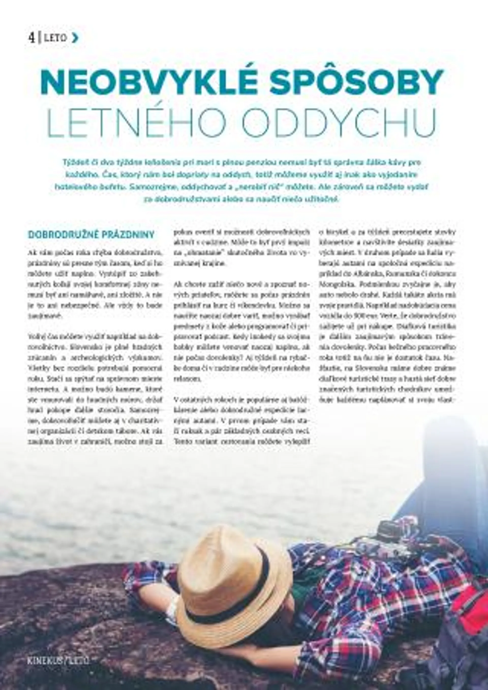 Leták: Kinekus magazín - LETO od 1. júla do 31. augusta 2024 - Prehľad Stránky 4