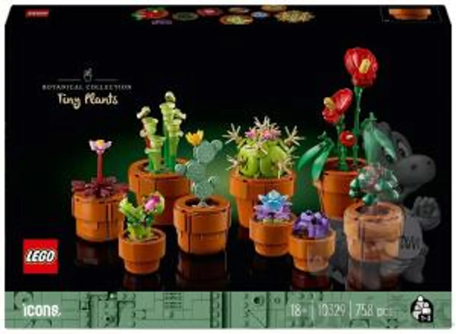 10329 Lego Botanical – Miniatúrne rastliny